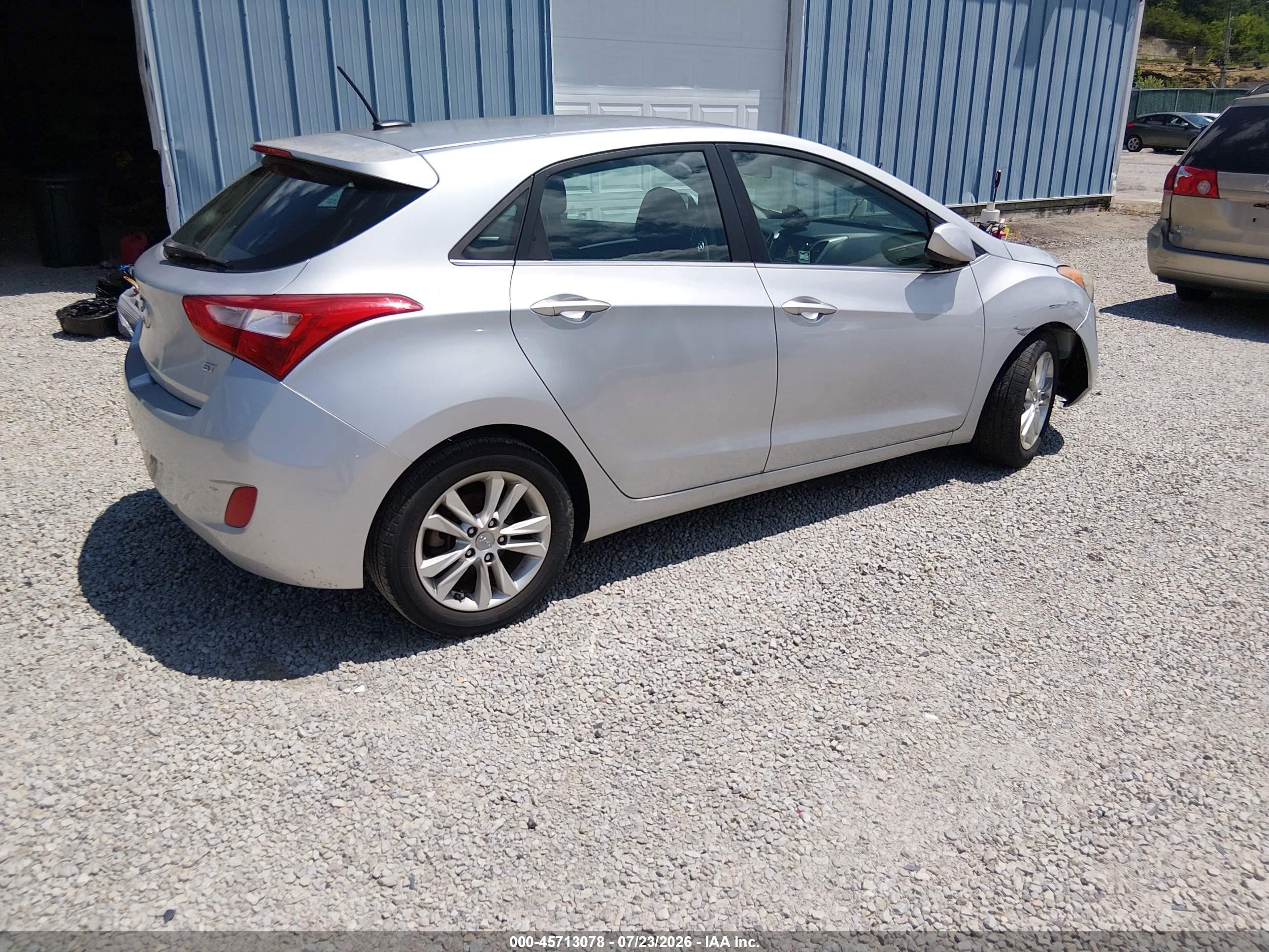 2014 Hyundai Elantra Gt   Серебряный vin: KMHD35LH5EU158577