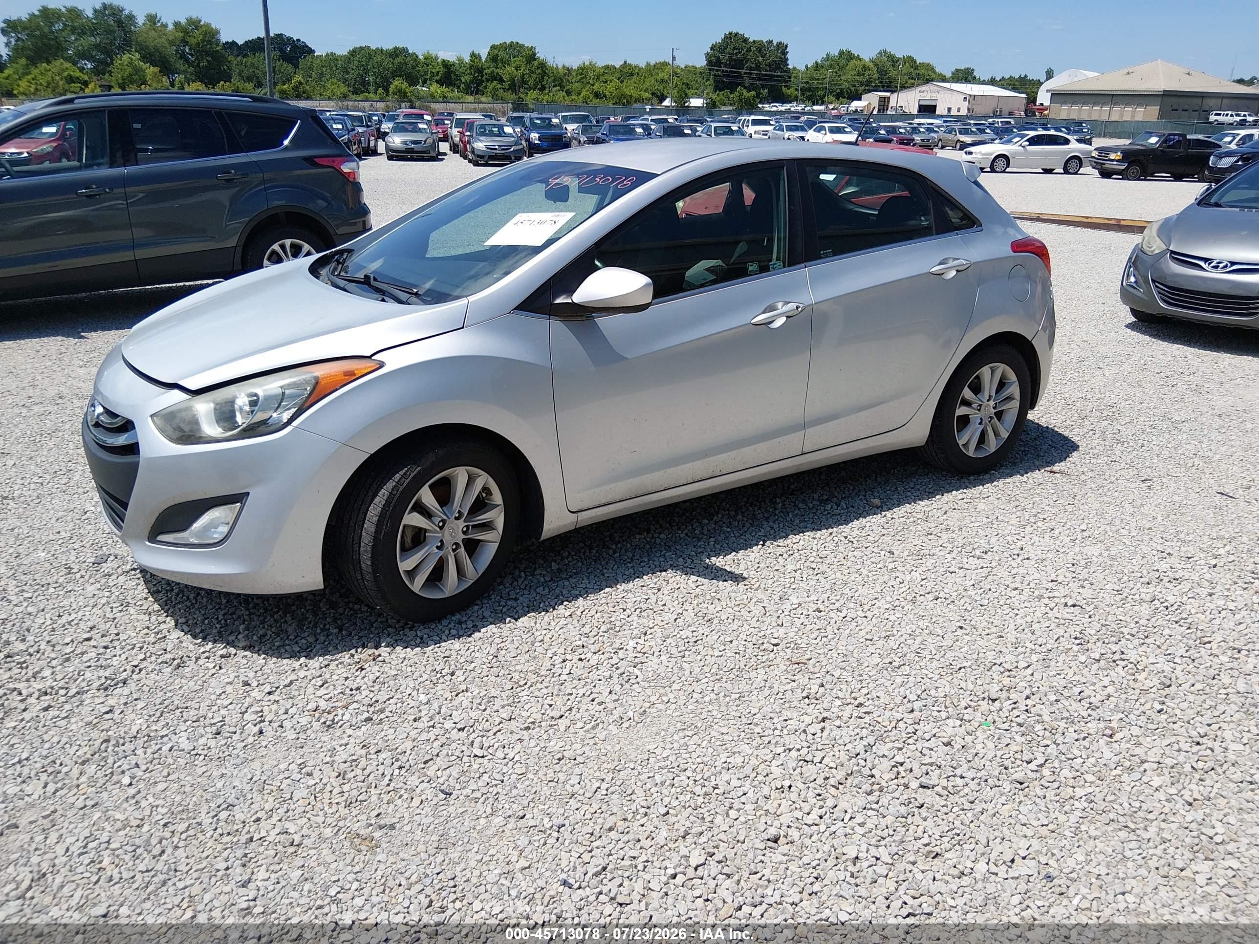 2014 Hyundai Elantra Gt   Серебряный vin: KMHD35LH5EU158577