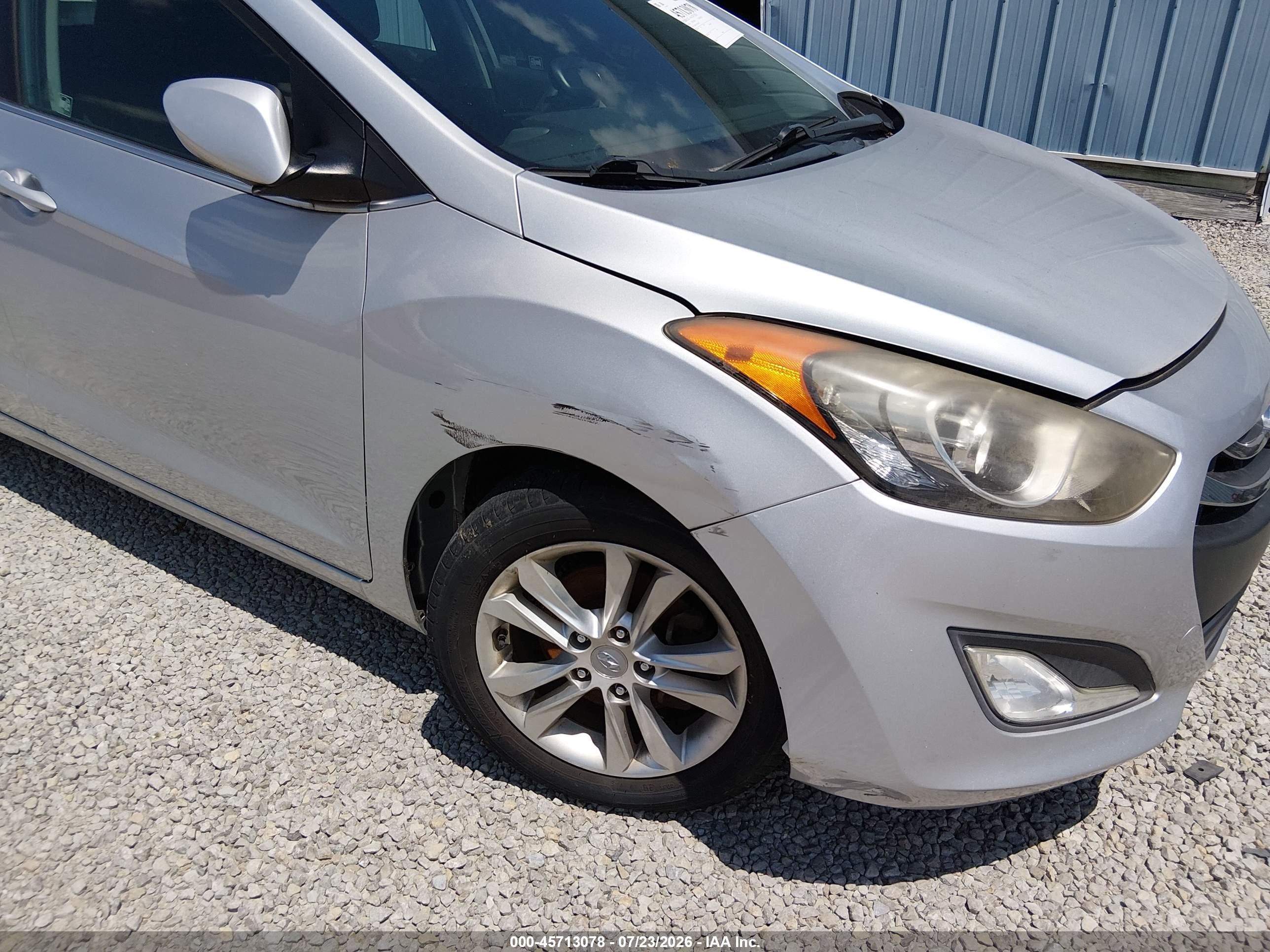 2014 Hyundai Elantra Gt   Серебряный vin: KMHD35LH5EU158577