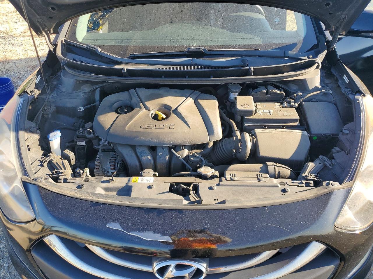 2014 Hyundai Elantra Gt Base Black vin: KMHD35LH5EU160636