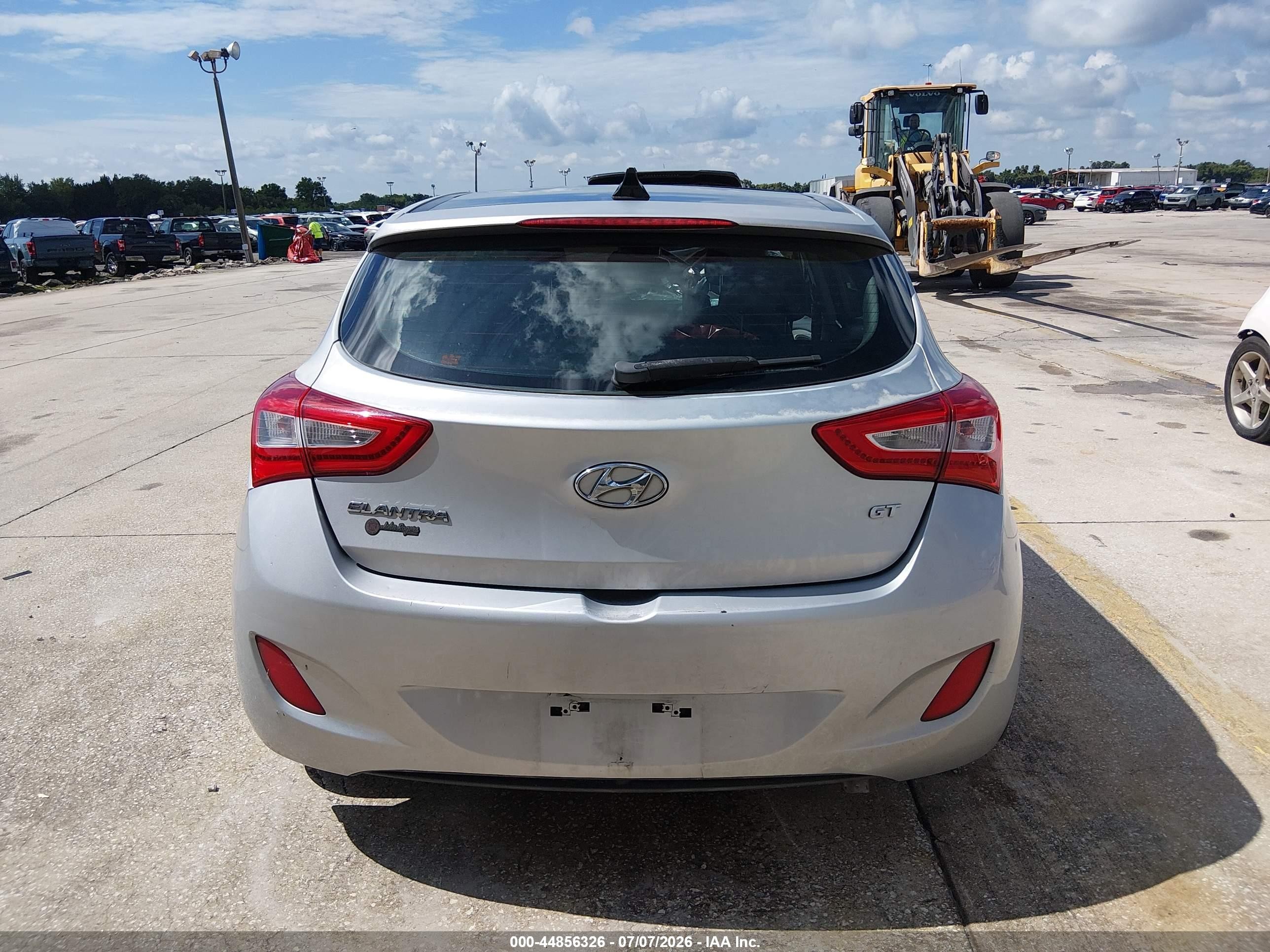 2014 Hyundai Elantra Gt   Silver vin: KMHD35LH5EU173368