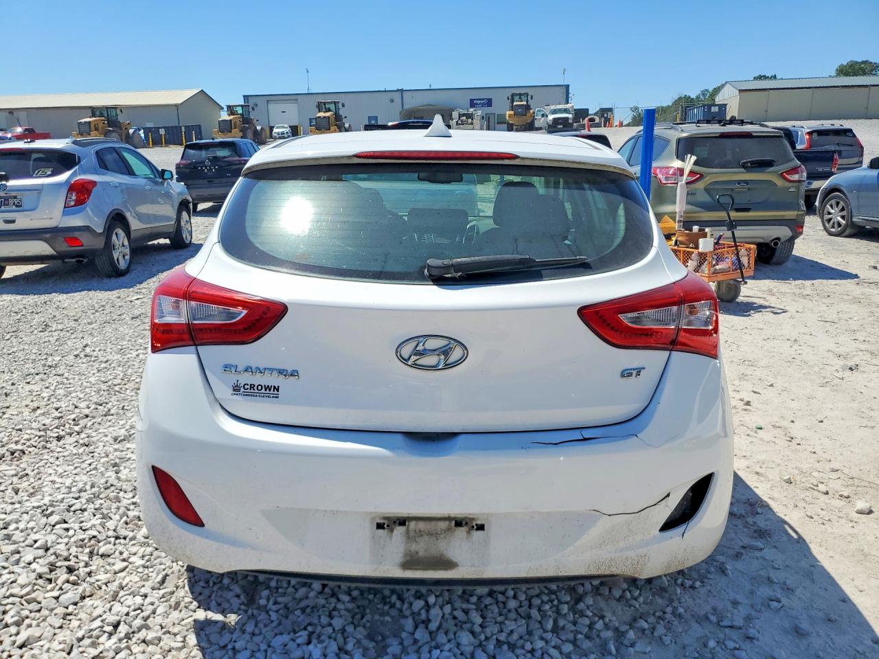 2014 Hyundai Elantra Gt Base White vin: KMHD35LH5EU199498