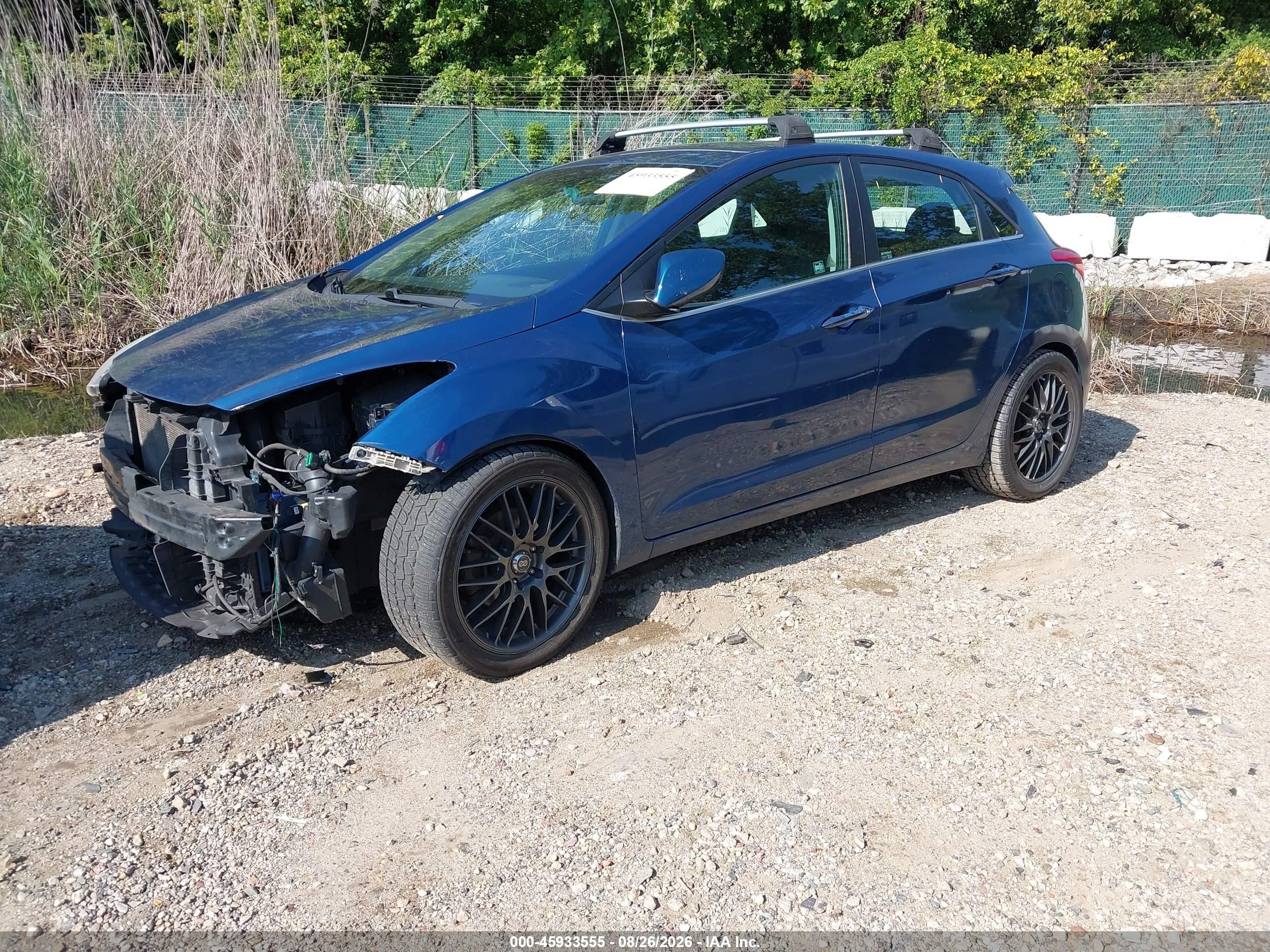 2014 Hyundai Elantra Gt Blue vin: KMHD35LH5EU222360