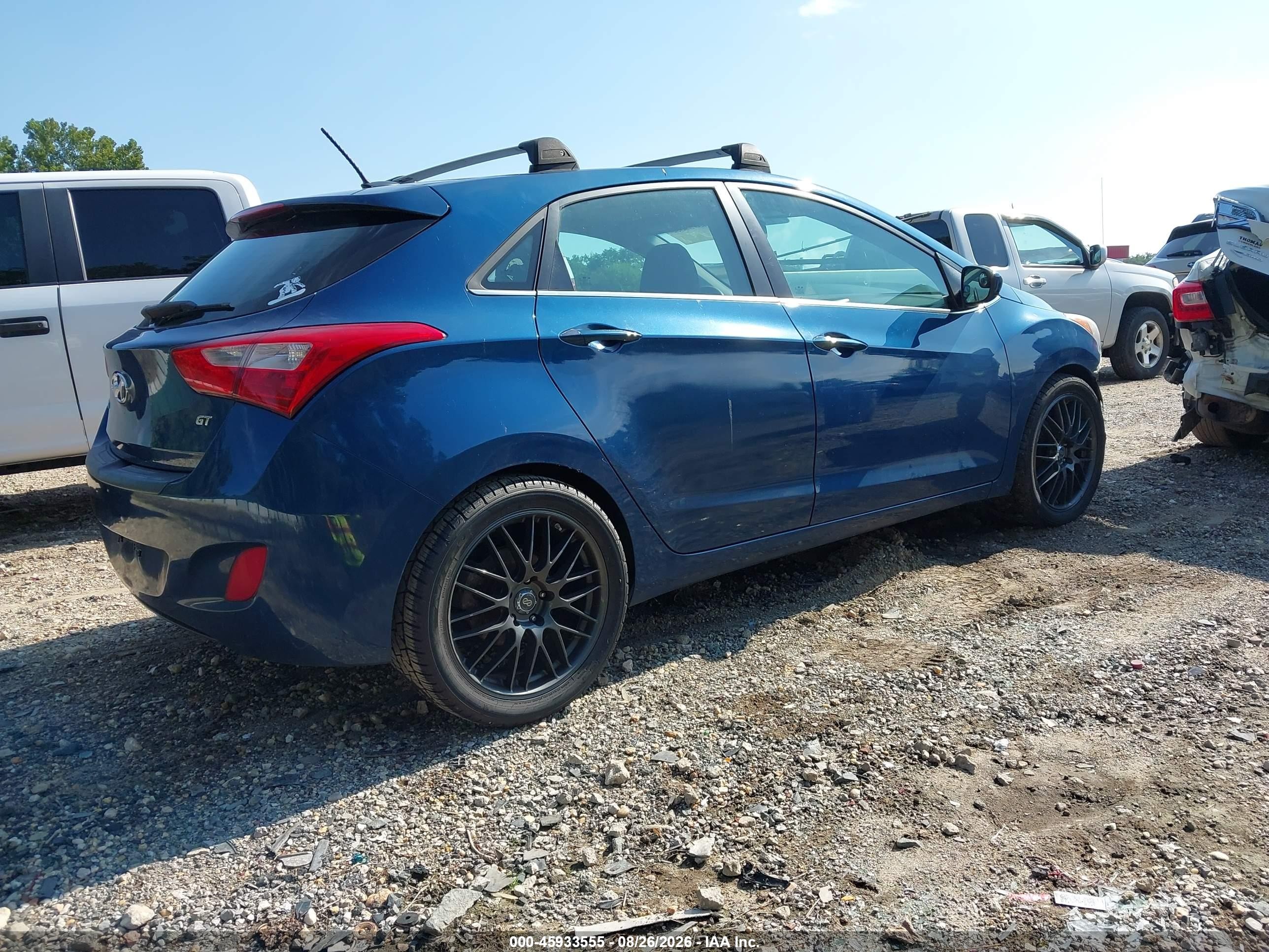 2014 Hyundai Elantra Gt Blue vin: KMHD35LH5EU222360