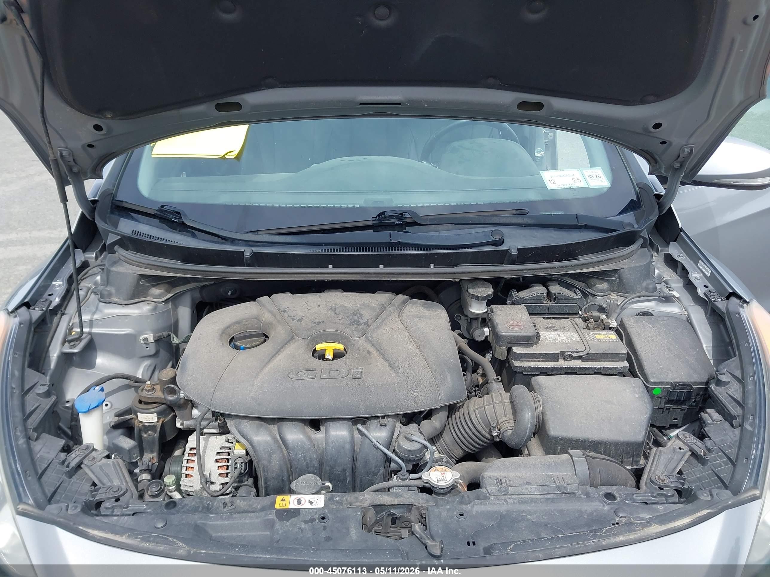 2015 Hyundai Elantra Gt   Gray vin: KMHD35LH5FU238754