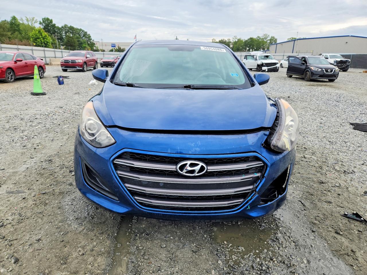 2016 Hyundai Elantra Gt Base Blue vin: KMHD35LH5GU276406