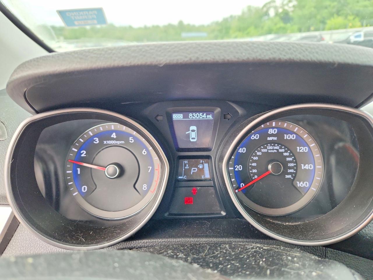 2016 Hyundai Elantra Gt Base Blue vin: KMHD35LH5GU276406