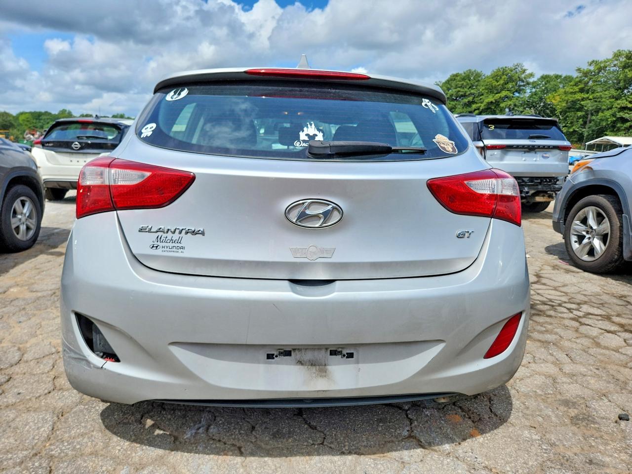 2016 Hyundai Elantra Gt Base Silver vin: KMHD35LH5GU286529