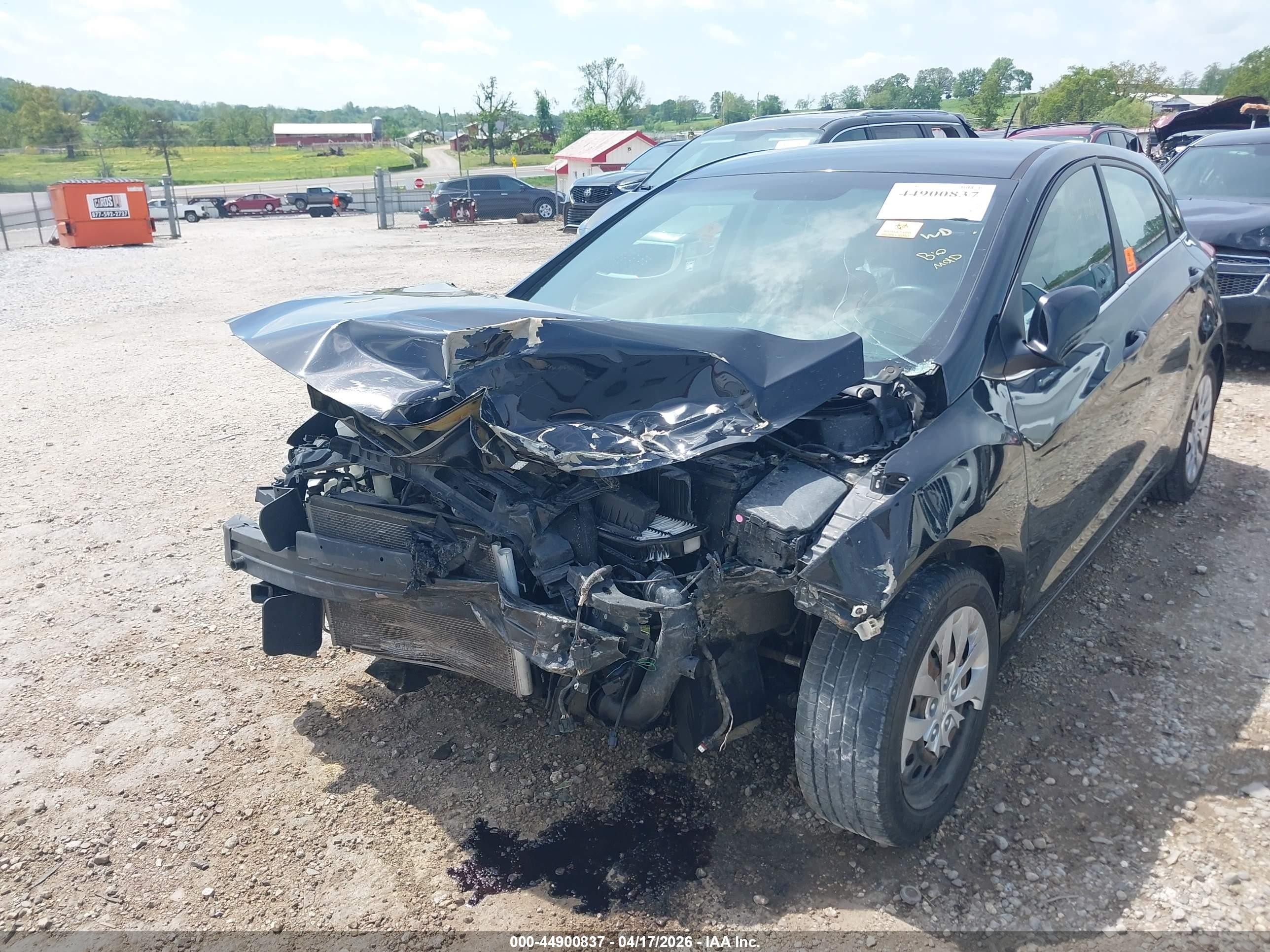 2017 Hyundai Elantra Gt   Черный vin: KMHD35LH5HU380167