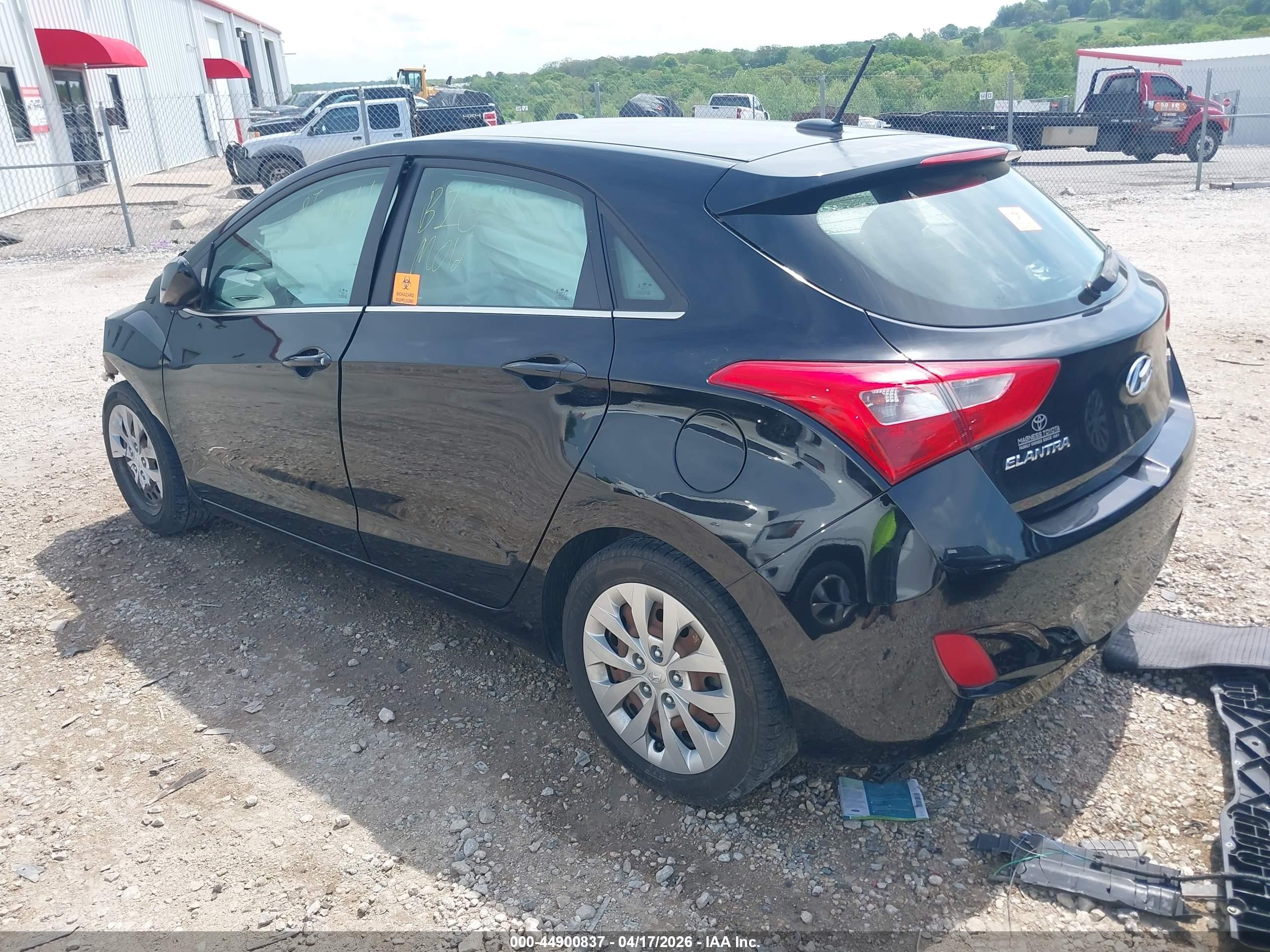2017 Hyundai Elantra Gt   Черный vin: KMHD35LH5HU380167