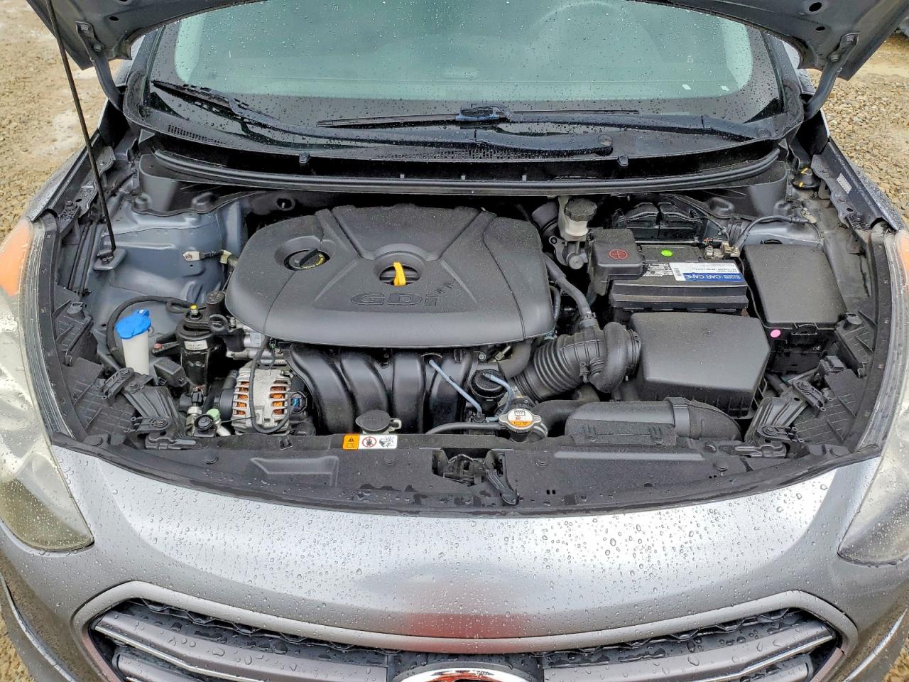 2017 Hyundai Elantra Gt Base Серый vin: KMHD35LH5HU381397