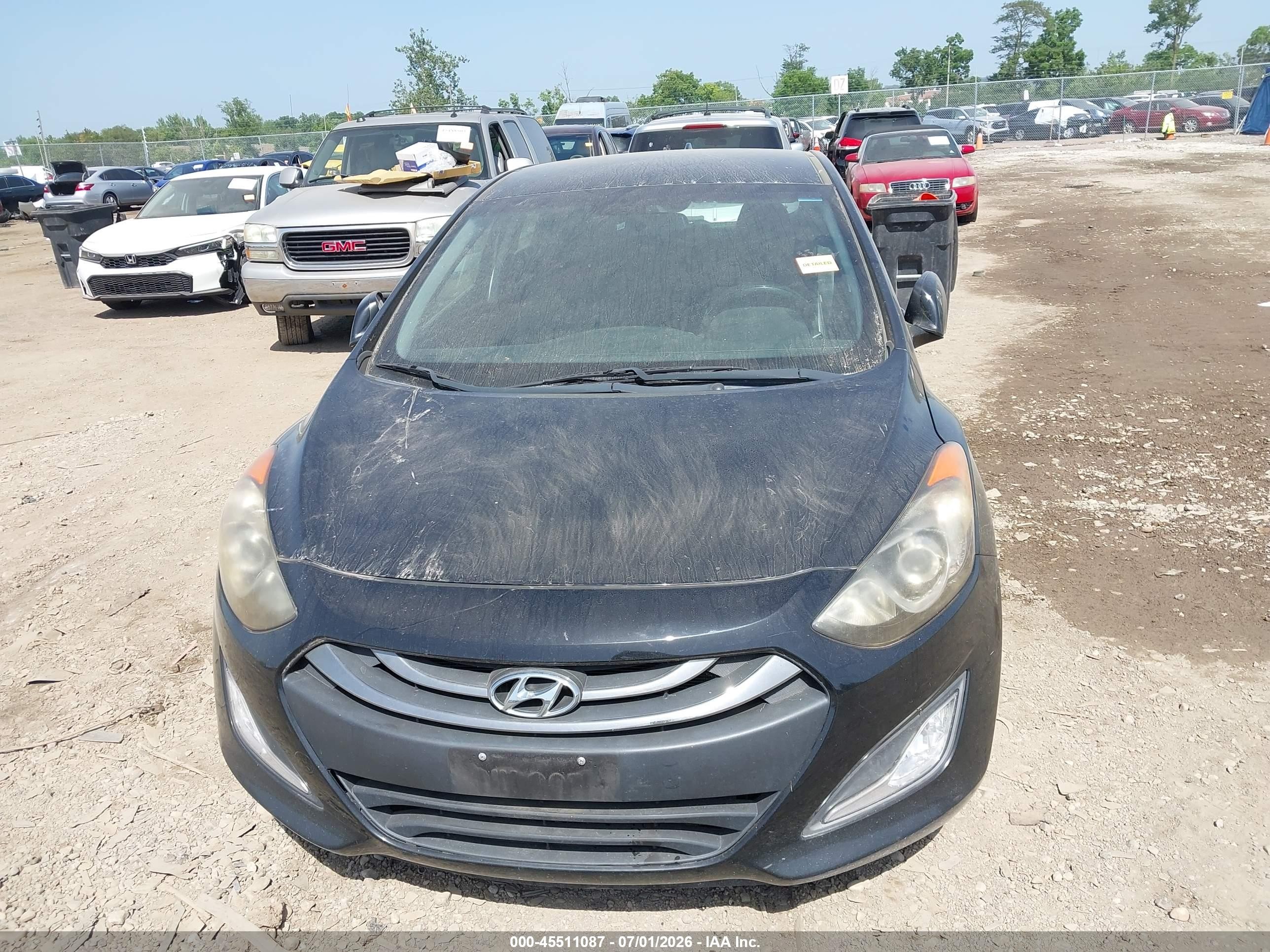 2014 Hyundai Elantra Gt   Black vin: KMHD35LH6EU161326