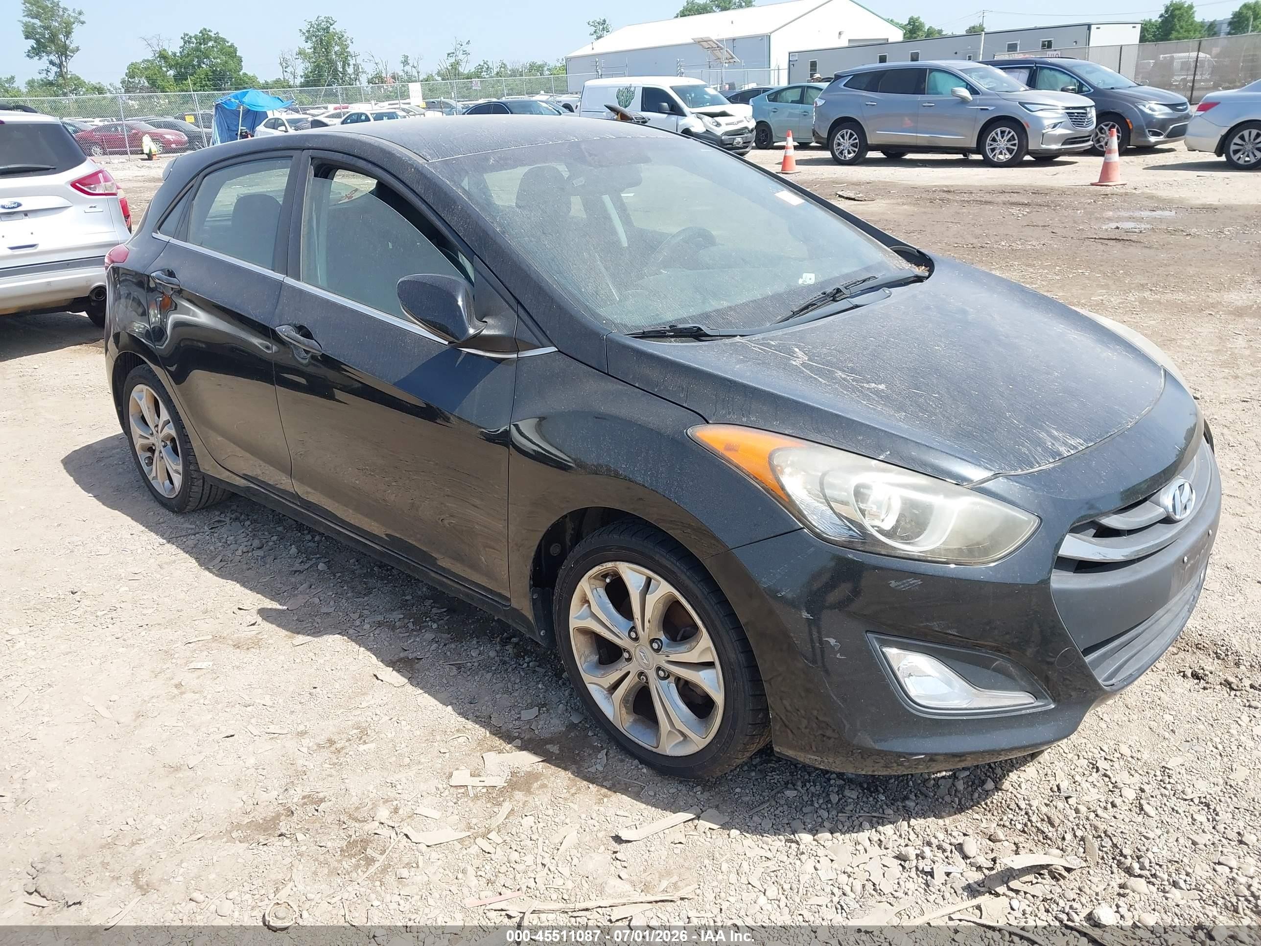 2014 Hyundai Elantra Gt   Black vin: KMHD35LH6EU161326