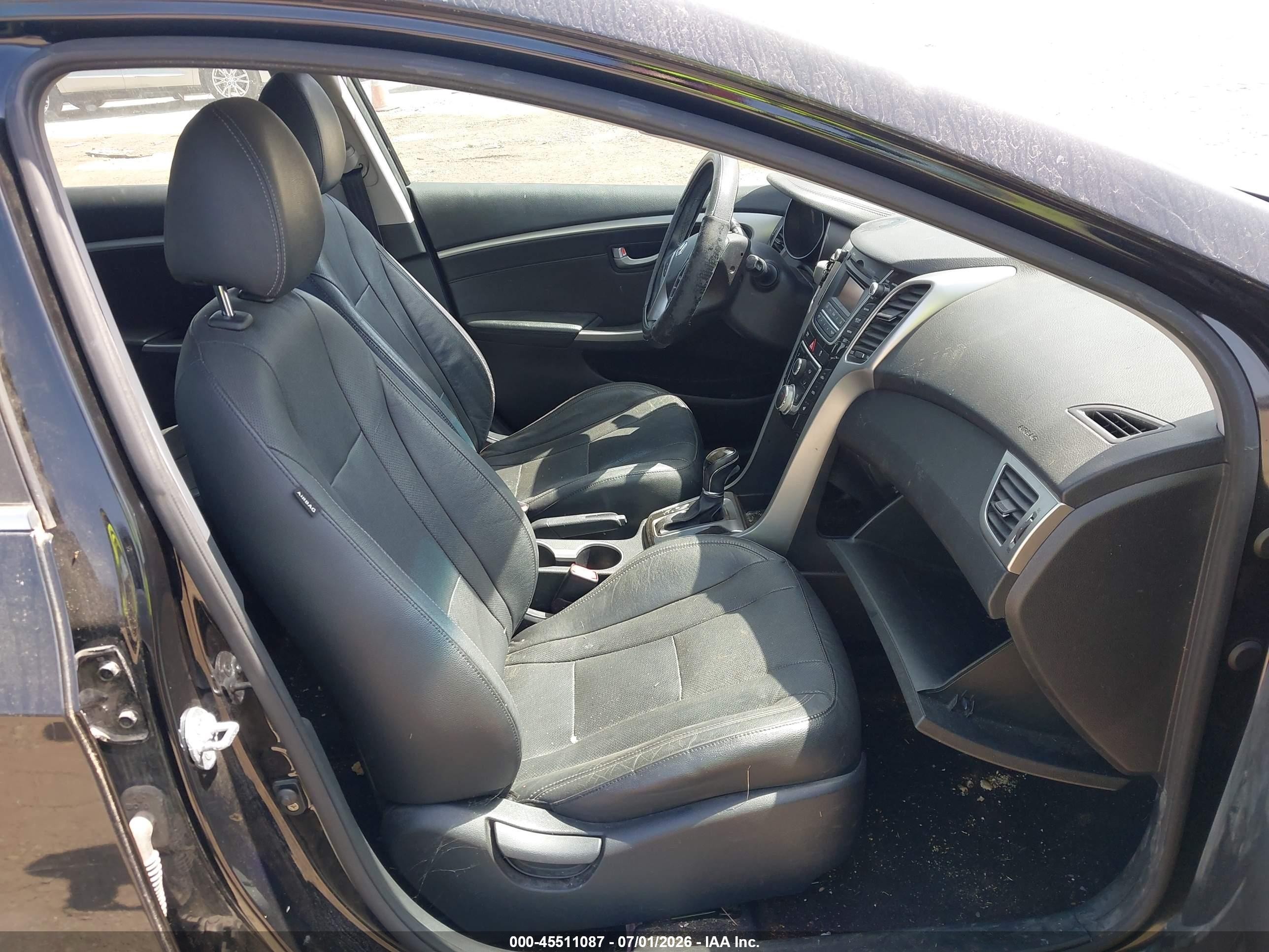 2014 Hyundai Elantra Gt   Black vin: KMHD35LH6EU161326