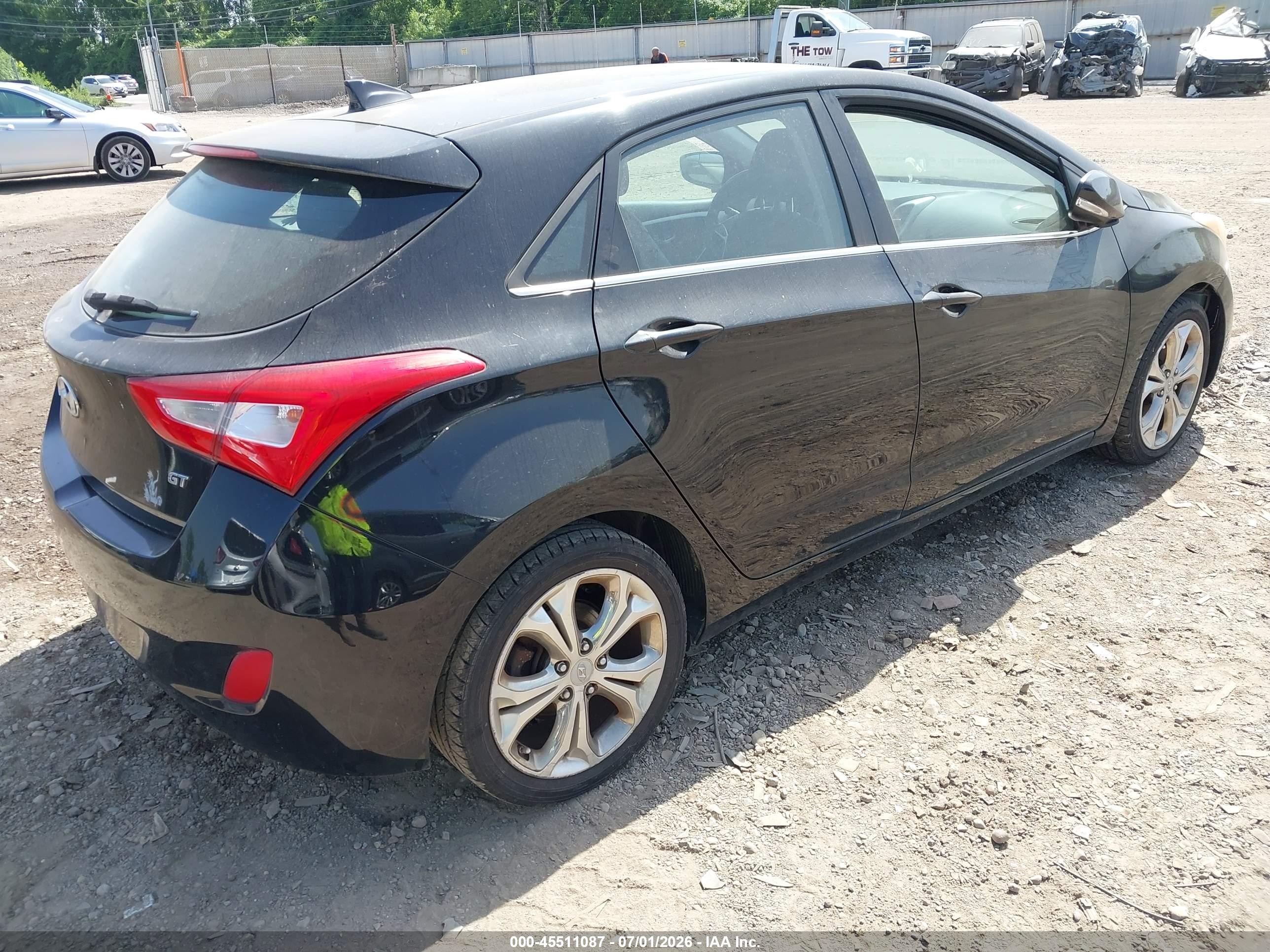 2014 Hyundai Elantra Gt   Black vin: KMHD35LH6EU161326