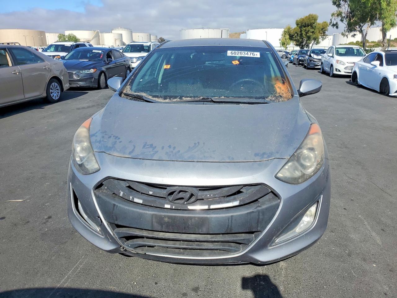 2014 Hyundai Elantra Gt Base Silver vin: KMHD35LH6EU193922