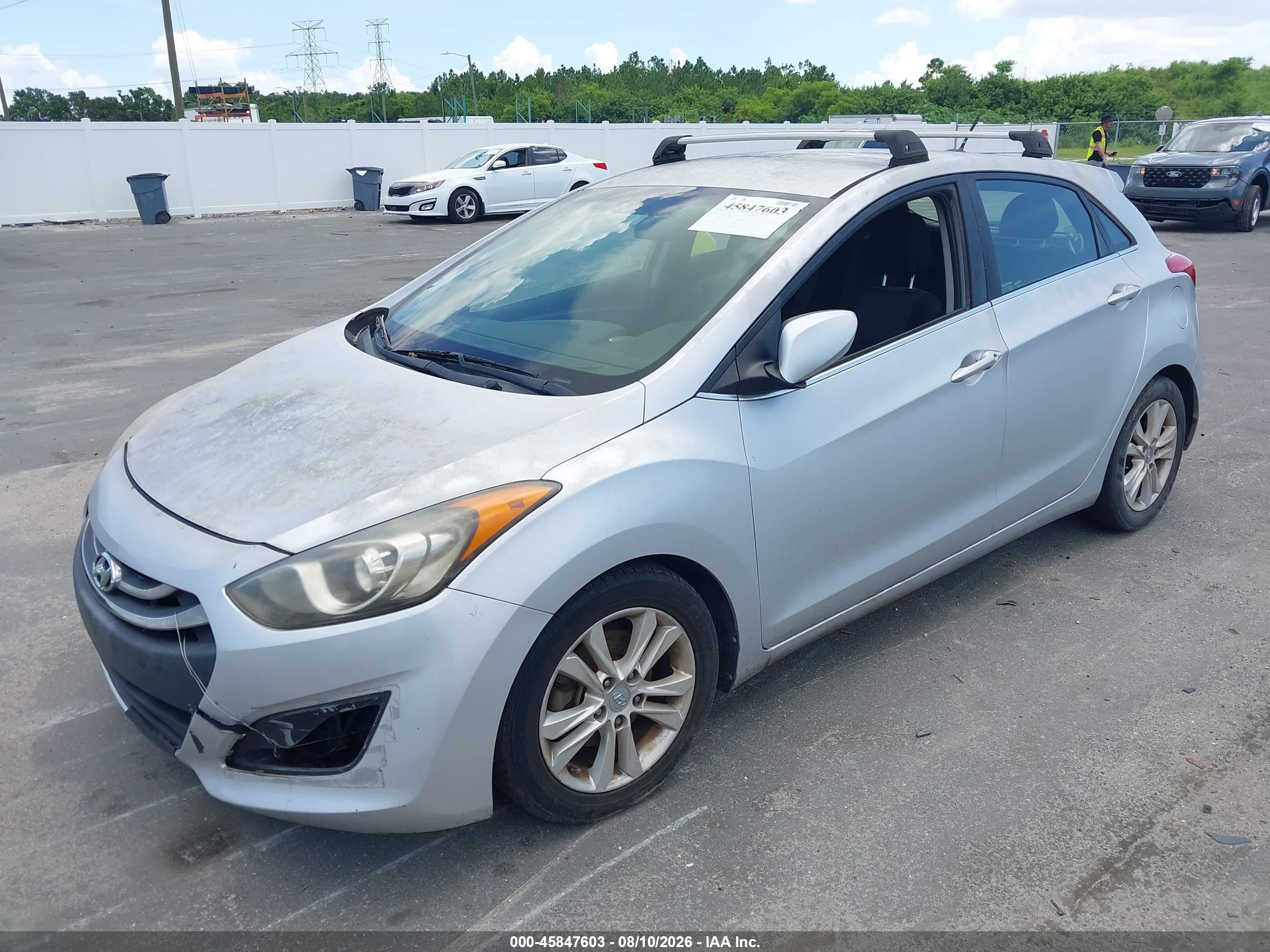 2014 Hyundai Elantra Gt Silver vin: KMHD35LH6EU218429