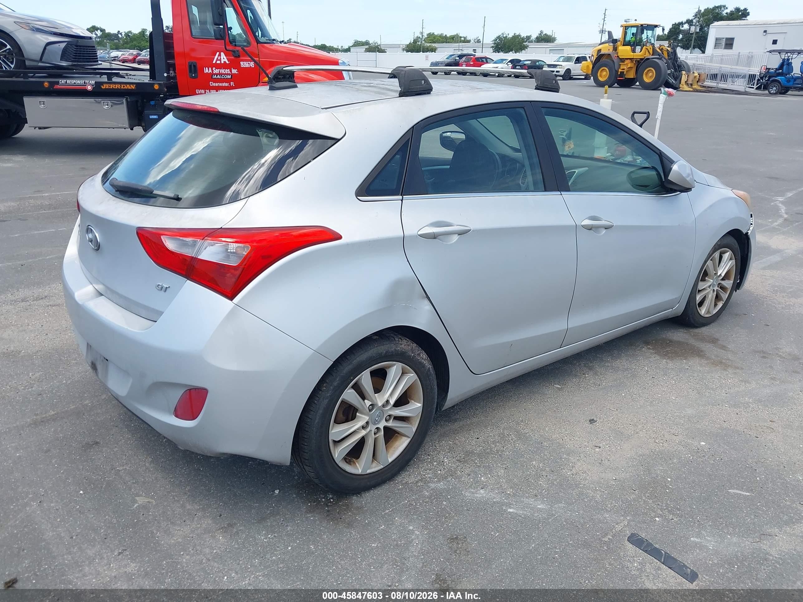 2014 Hyundai Elantra Gt Silver vin: KMHD35LH6EU218429