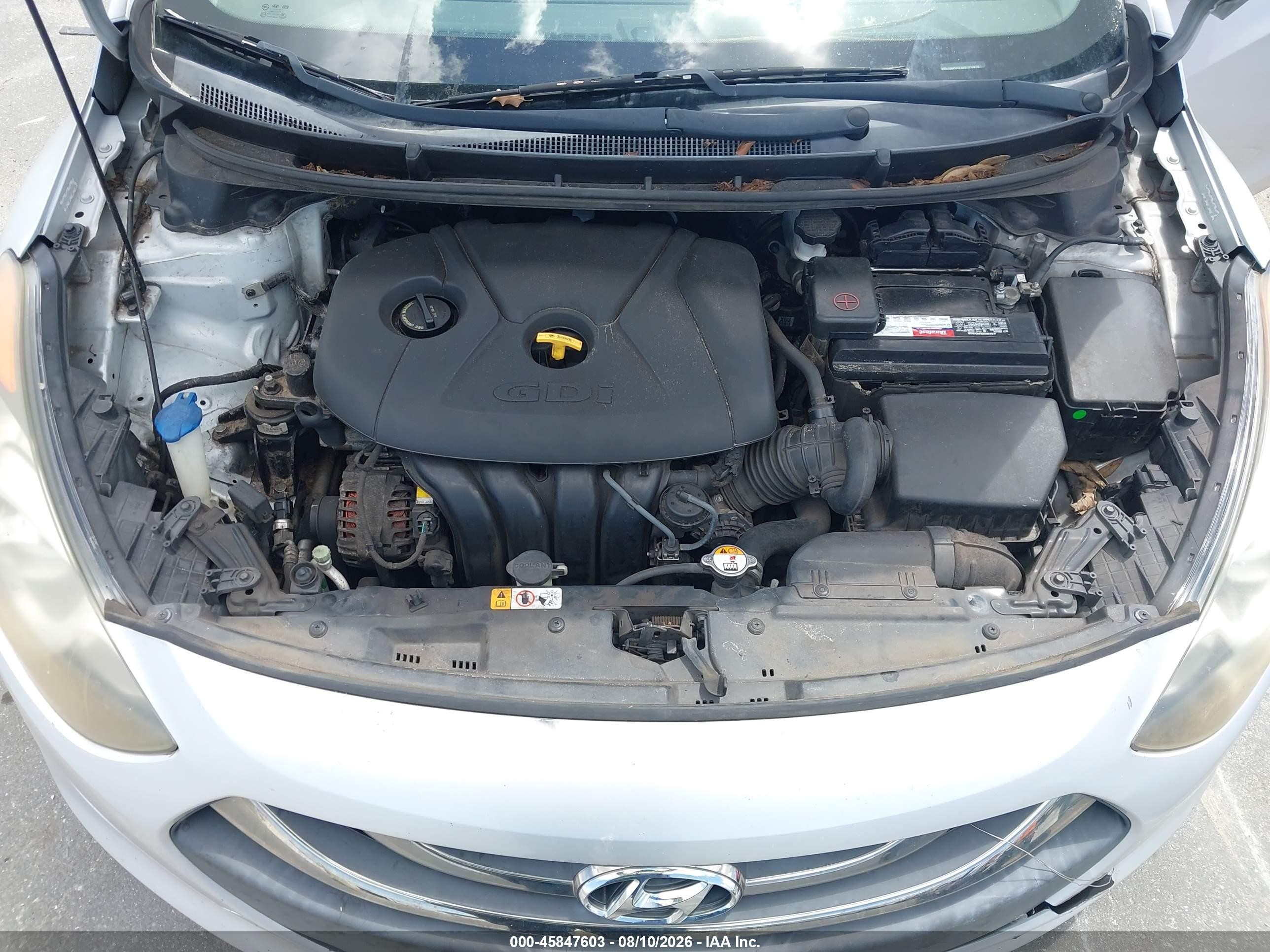 2014 Hyundai Elantra Gt Silver vin: KMHD35LH6EU218429