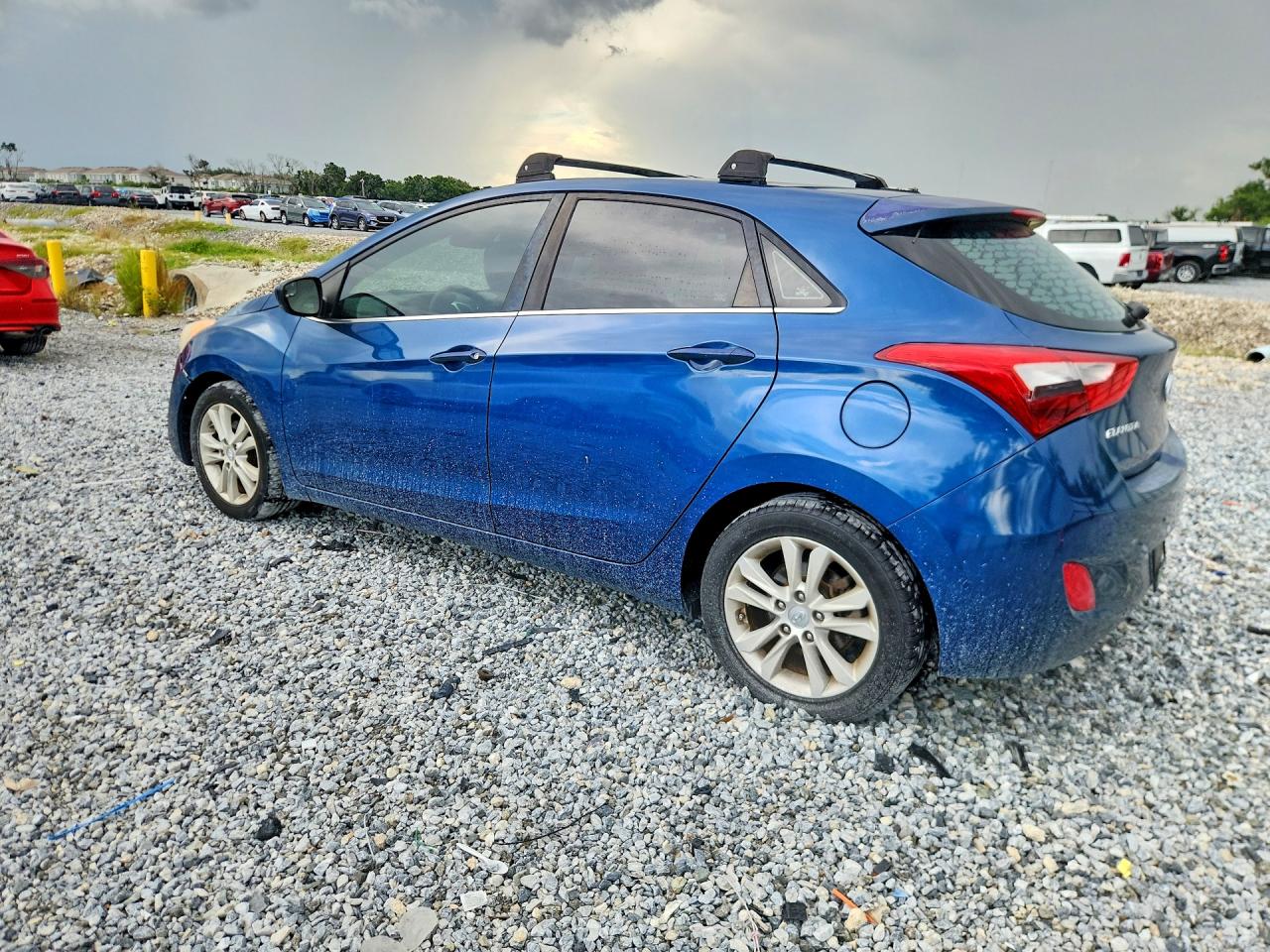 2014 Hyundai Elantra Gt Base Blue vin: KMHD35LH6EU225672