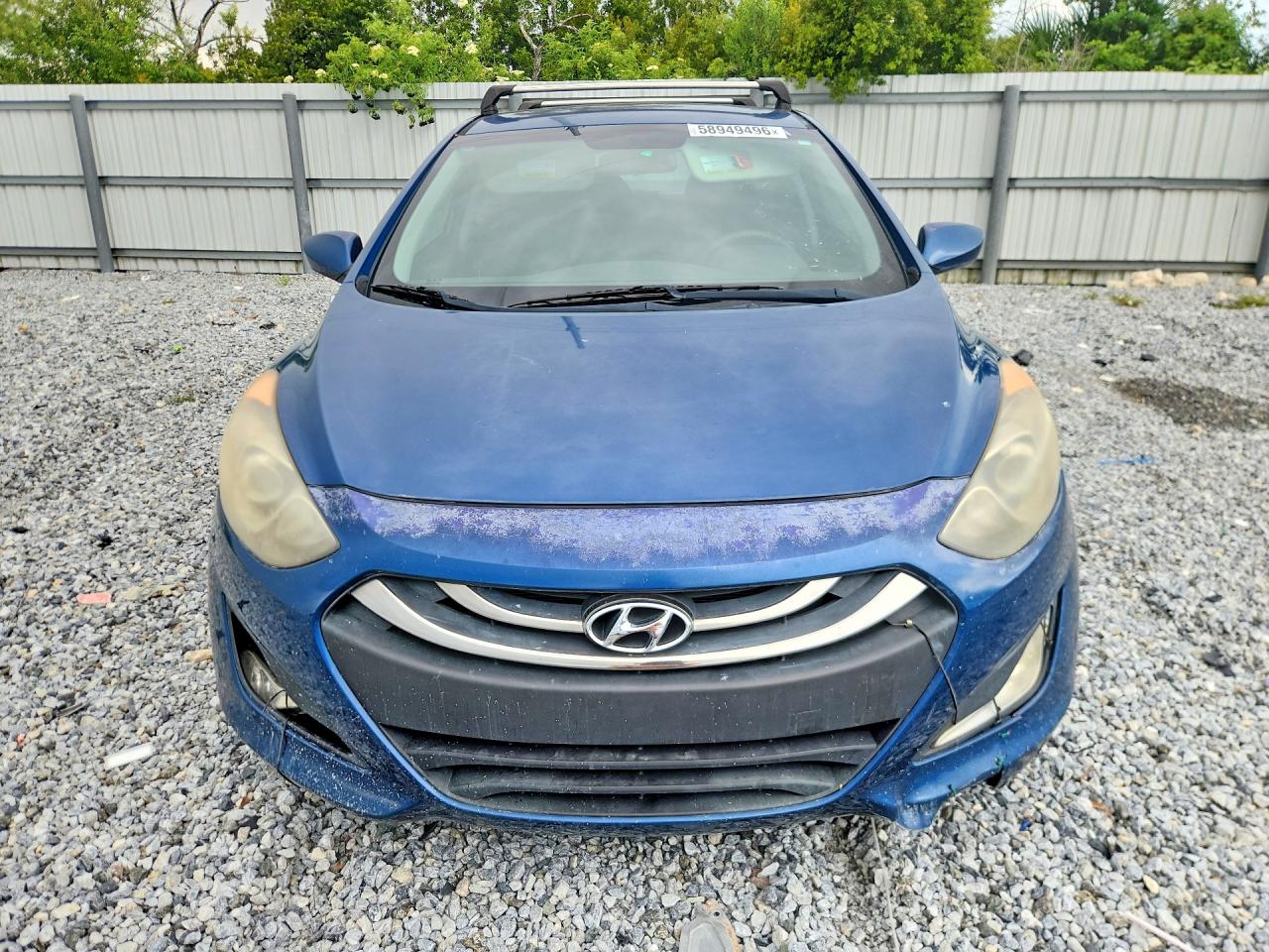 2014 Hyundai Elantra Gt Base Blue vin: KMHD35LH6EU225672