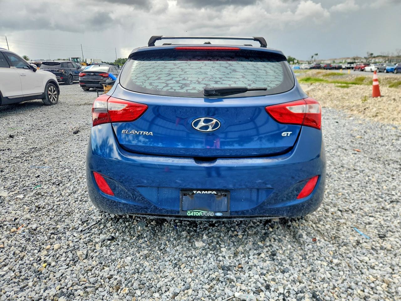 2014 Hyundai Elantra Gt Base Blue vin: KMHD35LH6EU225672