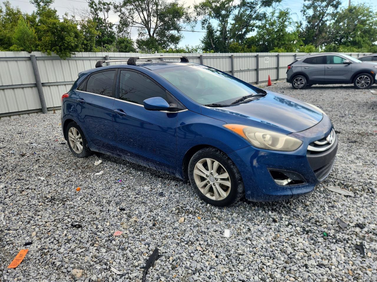 2014 Hyundai Elantra Gt Base Blue vin: KMHD35LH6EU225672