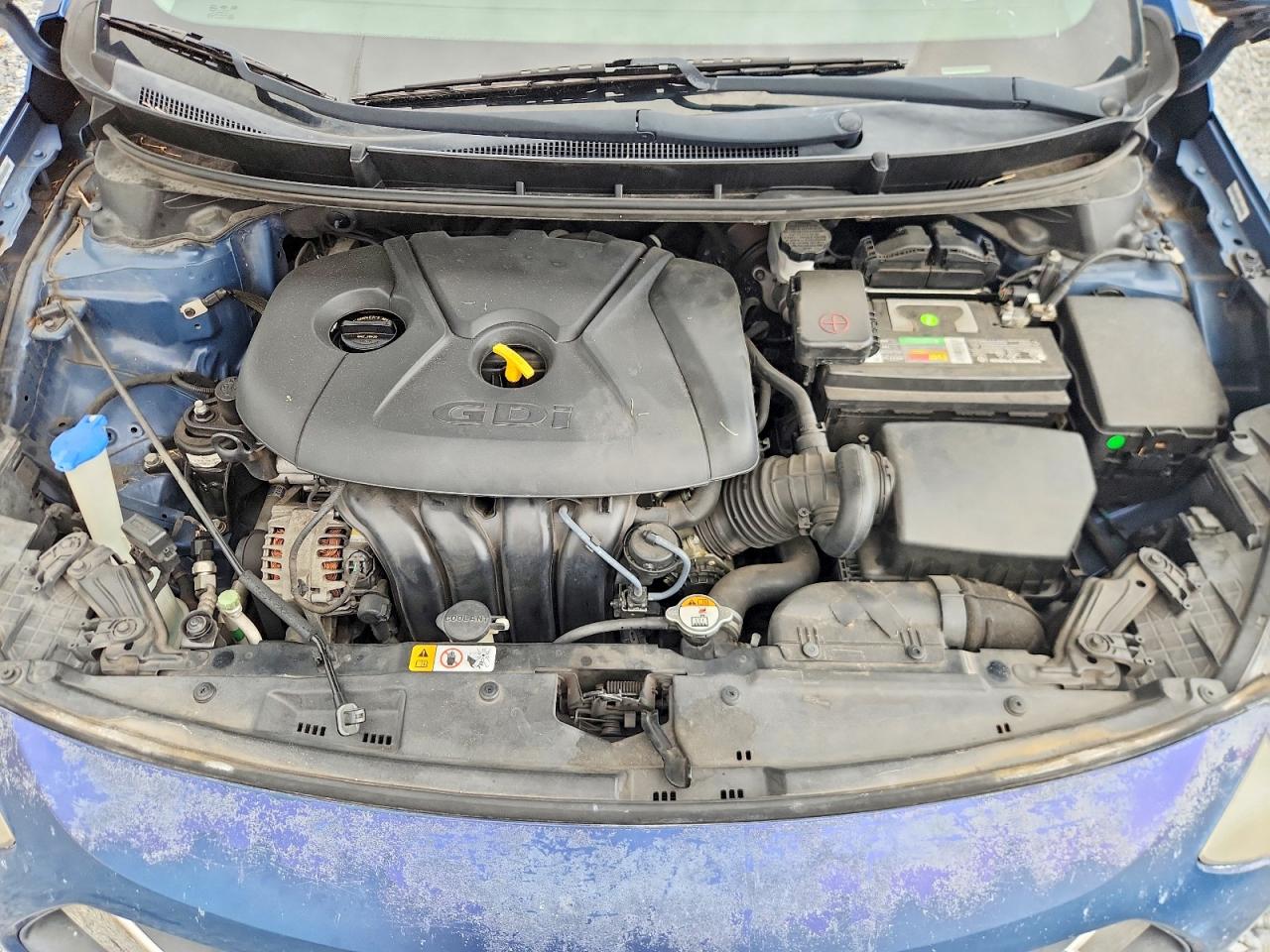 2014 Hyundai Elantra Gt Base Blue vin: KMHD35LH6EU225672