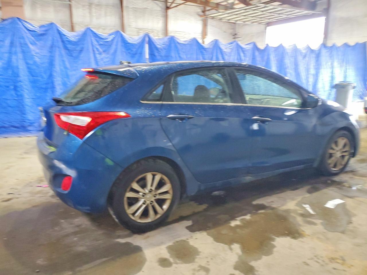 2014 Hyundai Elantra Gt Base Blue vin: KMHD35LH6EU233352