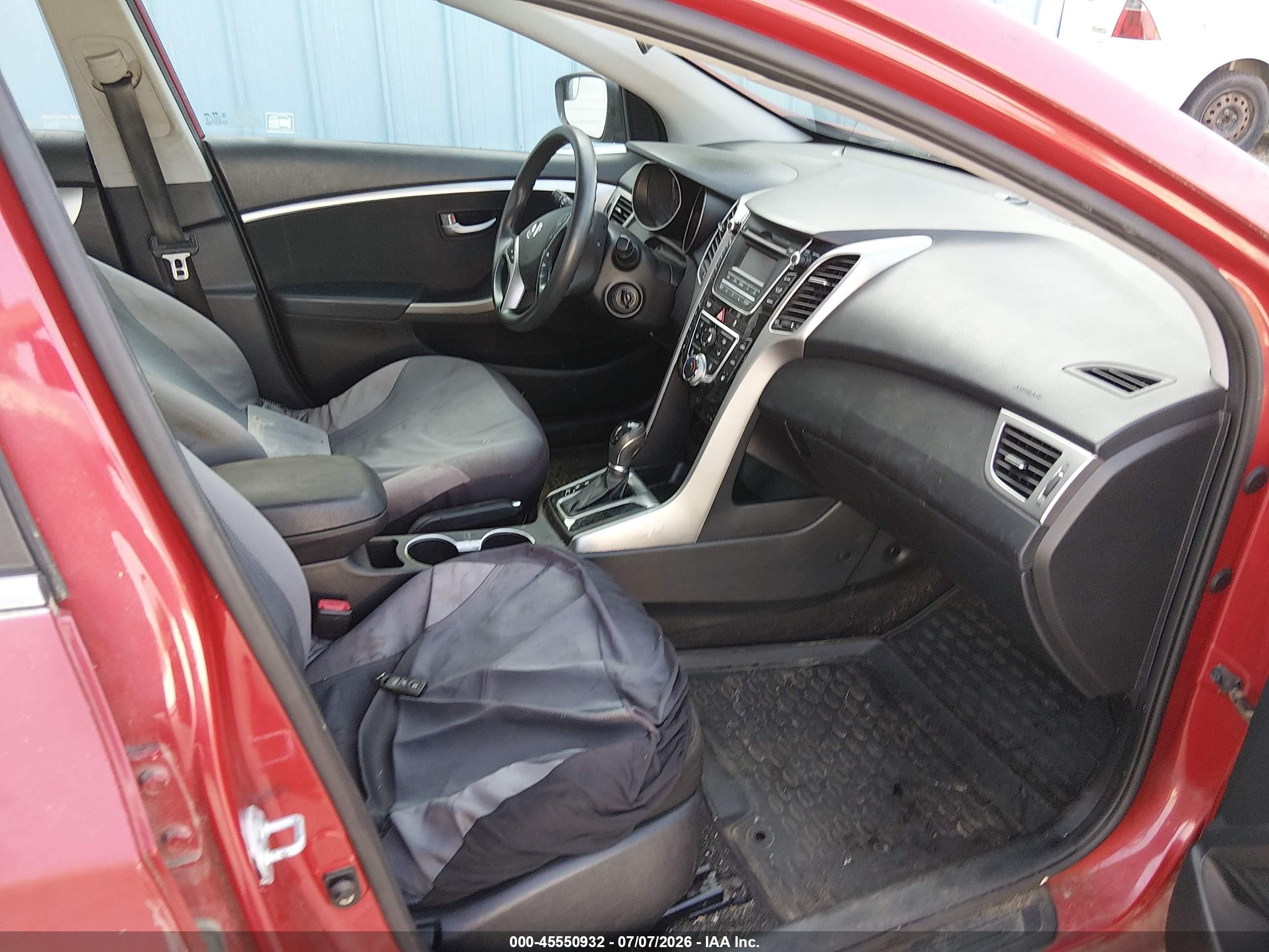 2015 Hyundai Elantra Gt   Красный vin: KMHD35LH6FU237645