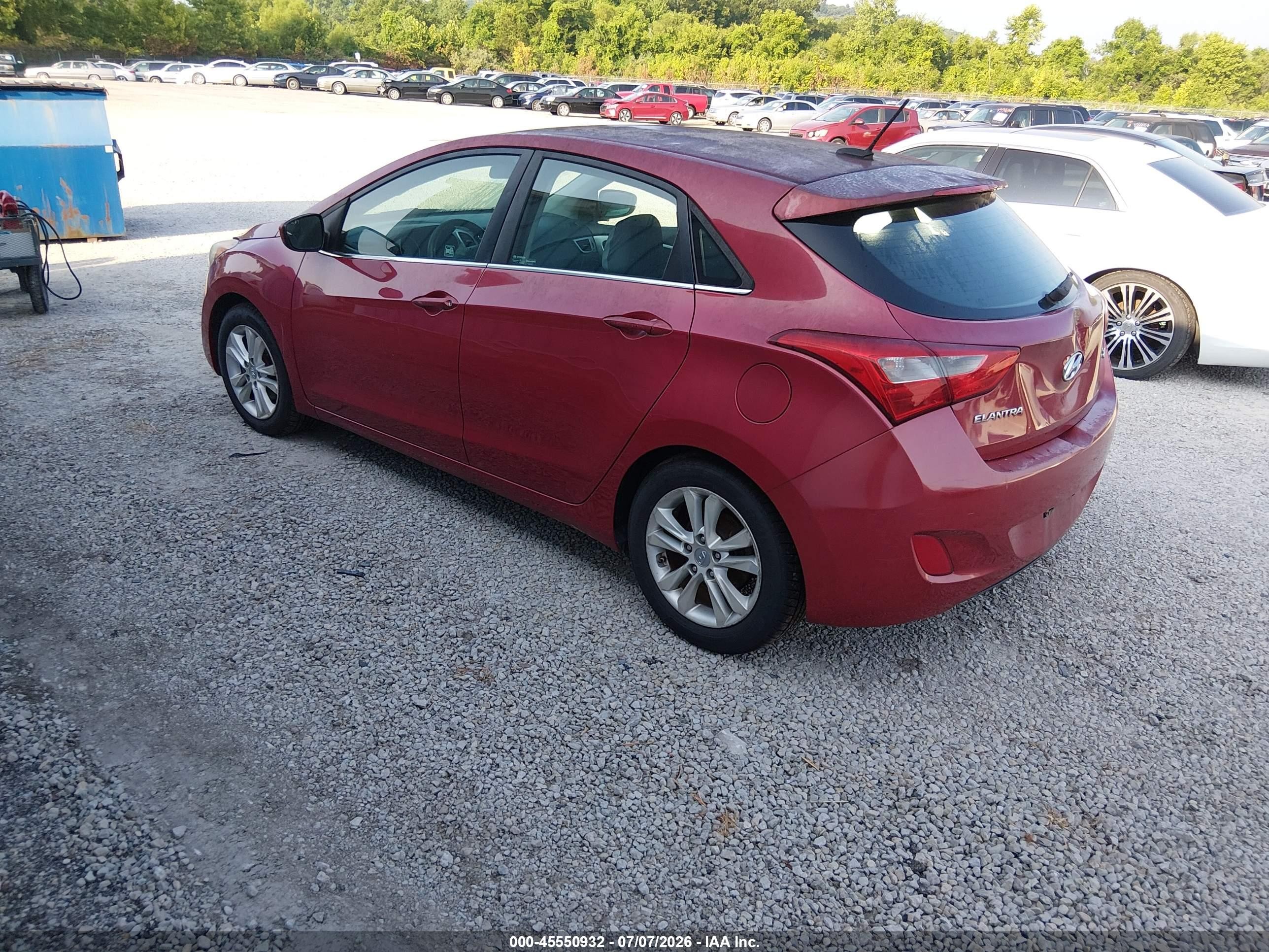 2015 Hyundai Elantra Gt   Красный vin: KMHD35LH6FU237645