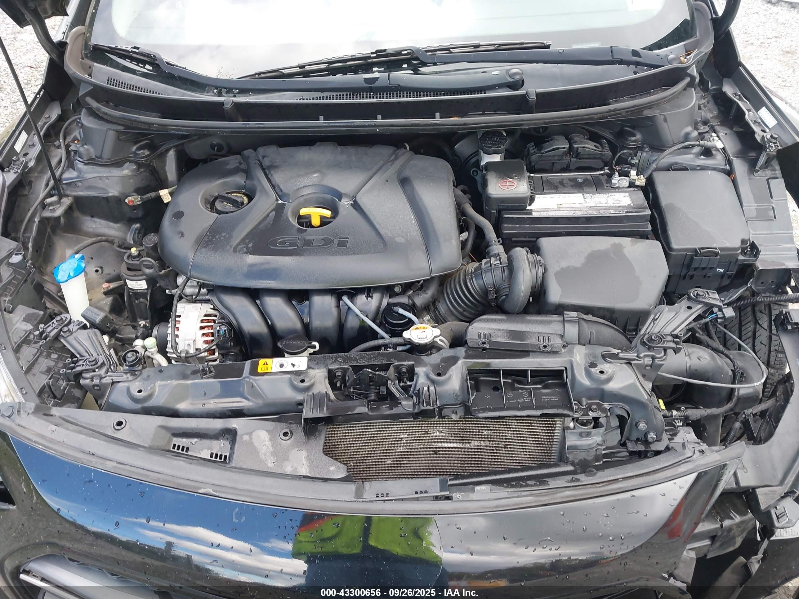 2017 Hyundai Elantra Gt   Черный vin: KMHD35LH6HU359019