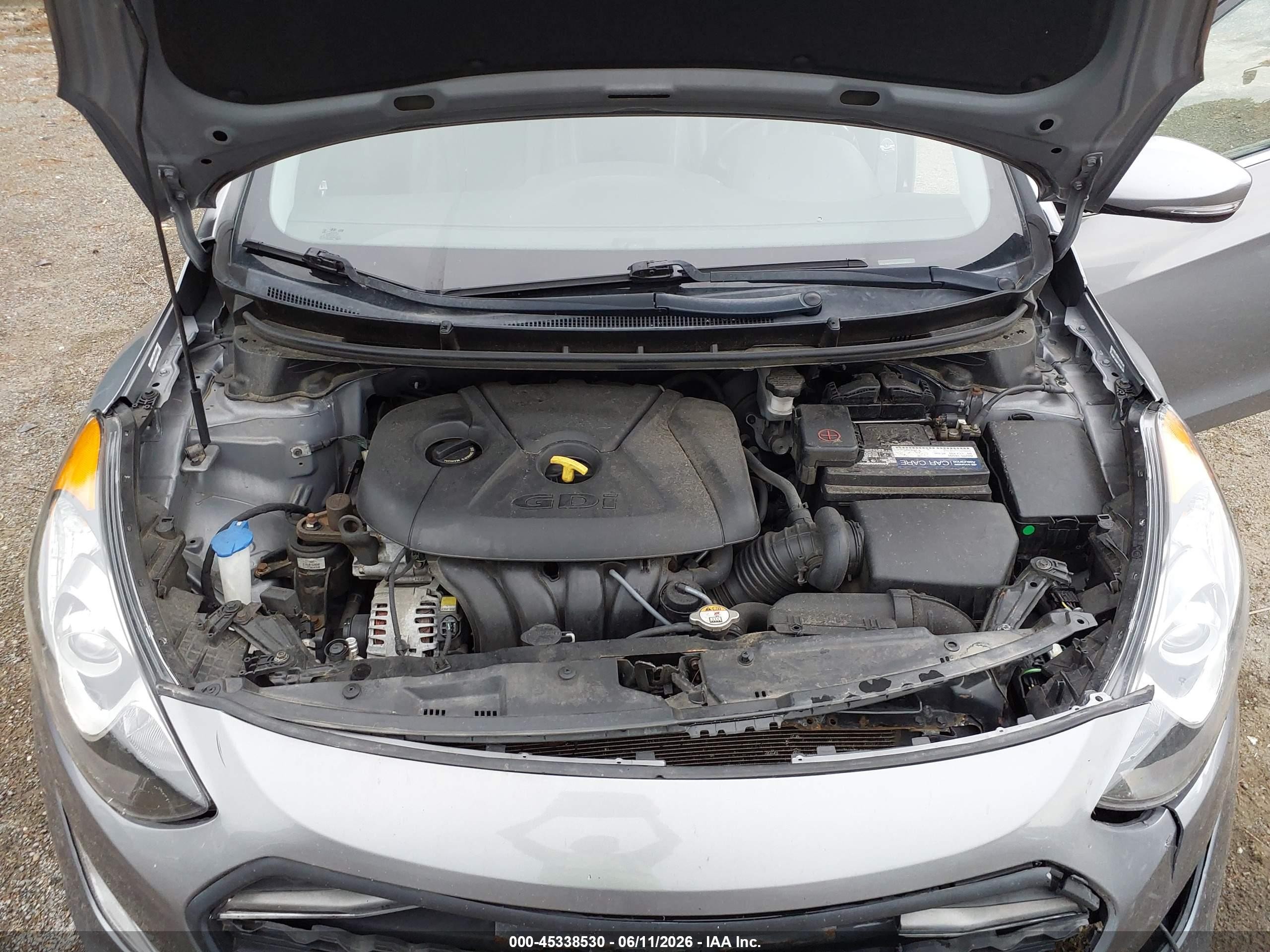 2014 Hyundai Elantra Gt Silver vin: KMHD35LH7EU165207