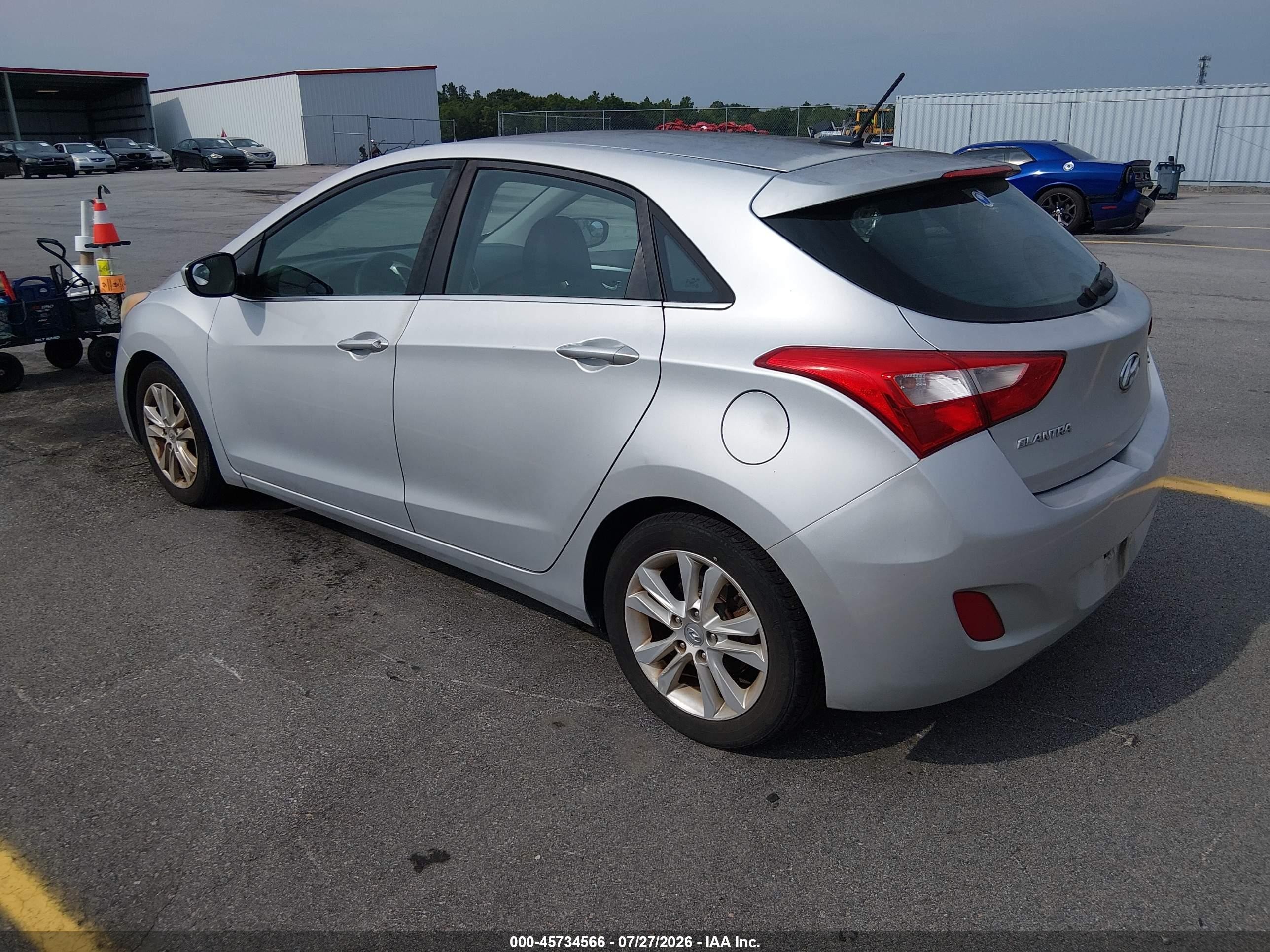 2014 Hyundai Elantra Gt   Серый vin: KMHD35LH7EU178751