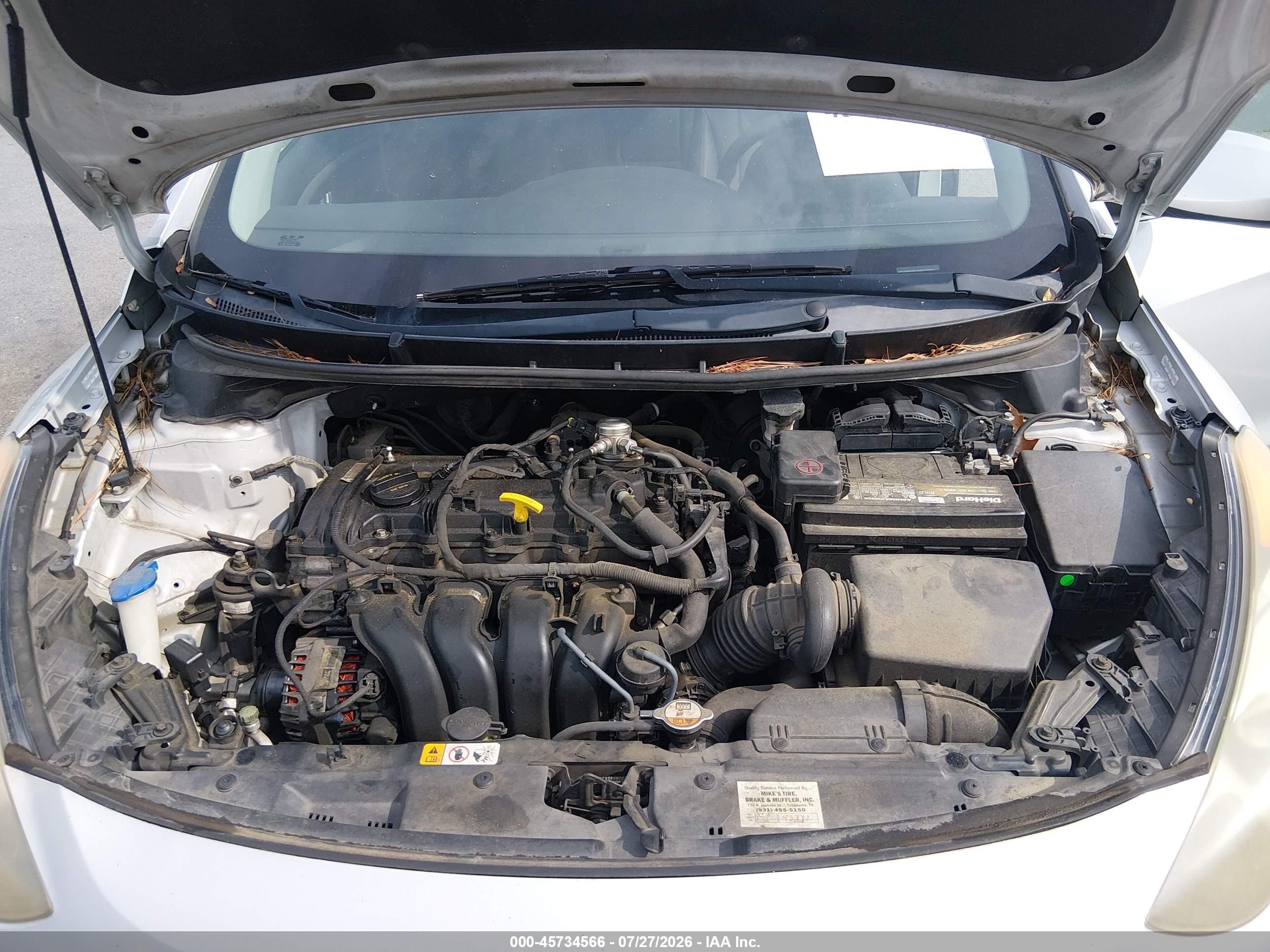2014 Hyundai Elantra Gt   Серый vin: KMHD35LH7EU178751