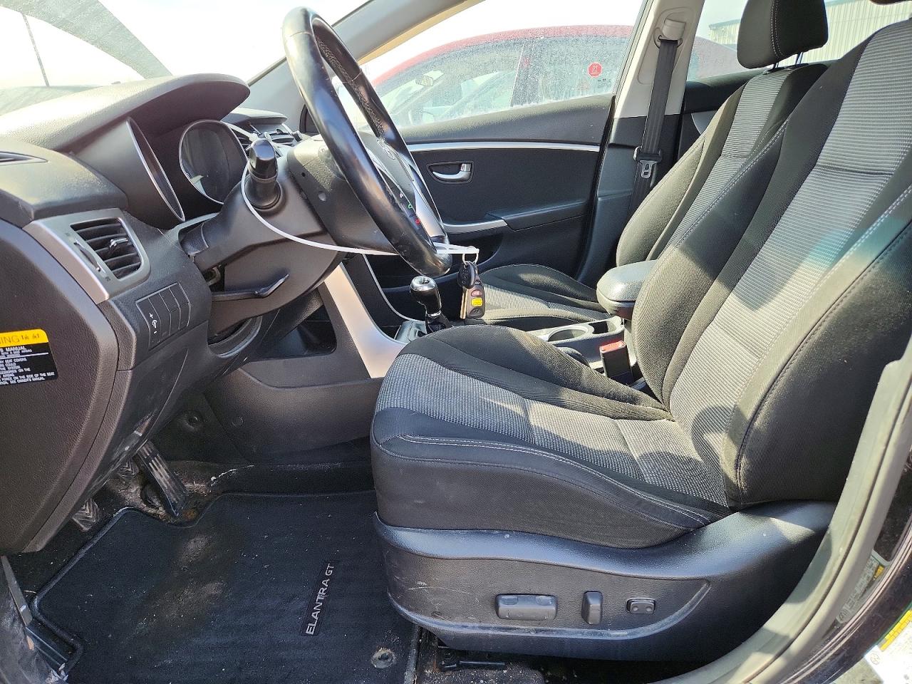2014 Hyundai Elantra Gt Base Black vin: KMHD35LH7EU185778