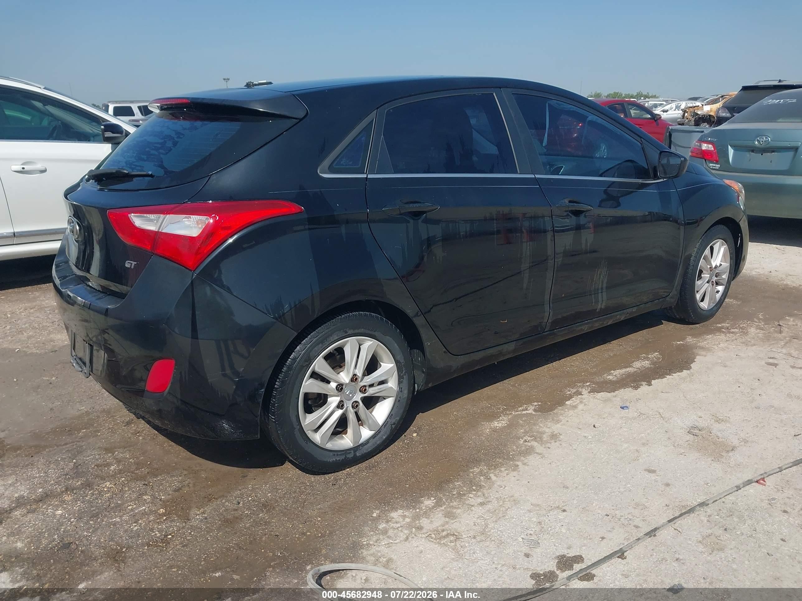 2014 Hyundai Elantra Gt   Black vin: KMHD35LH7EU199423