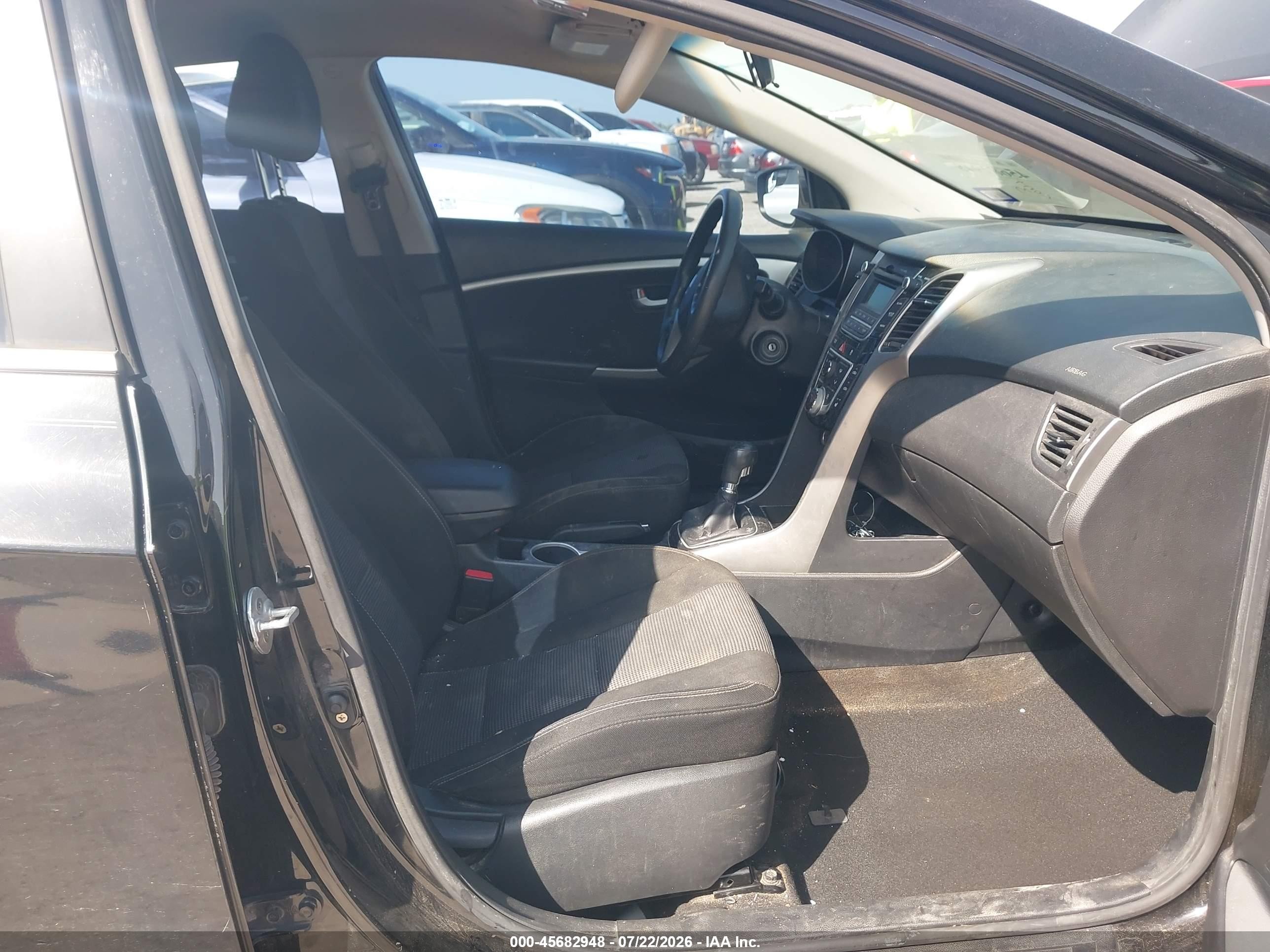 2014 Hyundai Elantra Gt   Black vin: KMHD35LH7EU199423