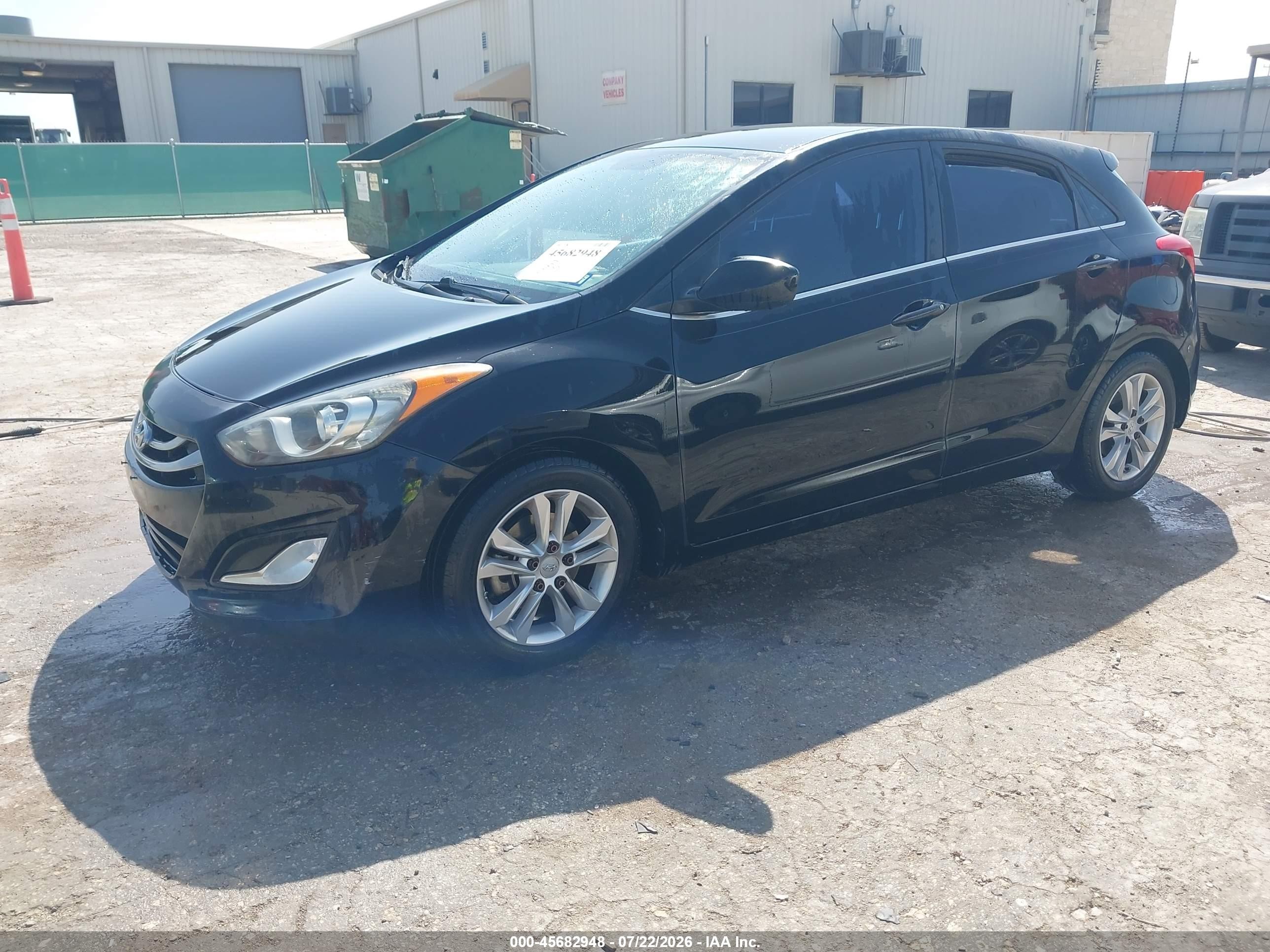 2014 Hyundai Elantra Gt   Black vin: KMHD35LH7EU199423