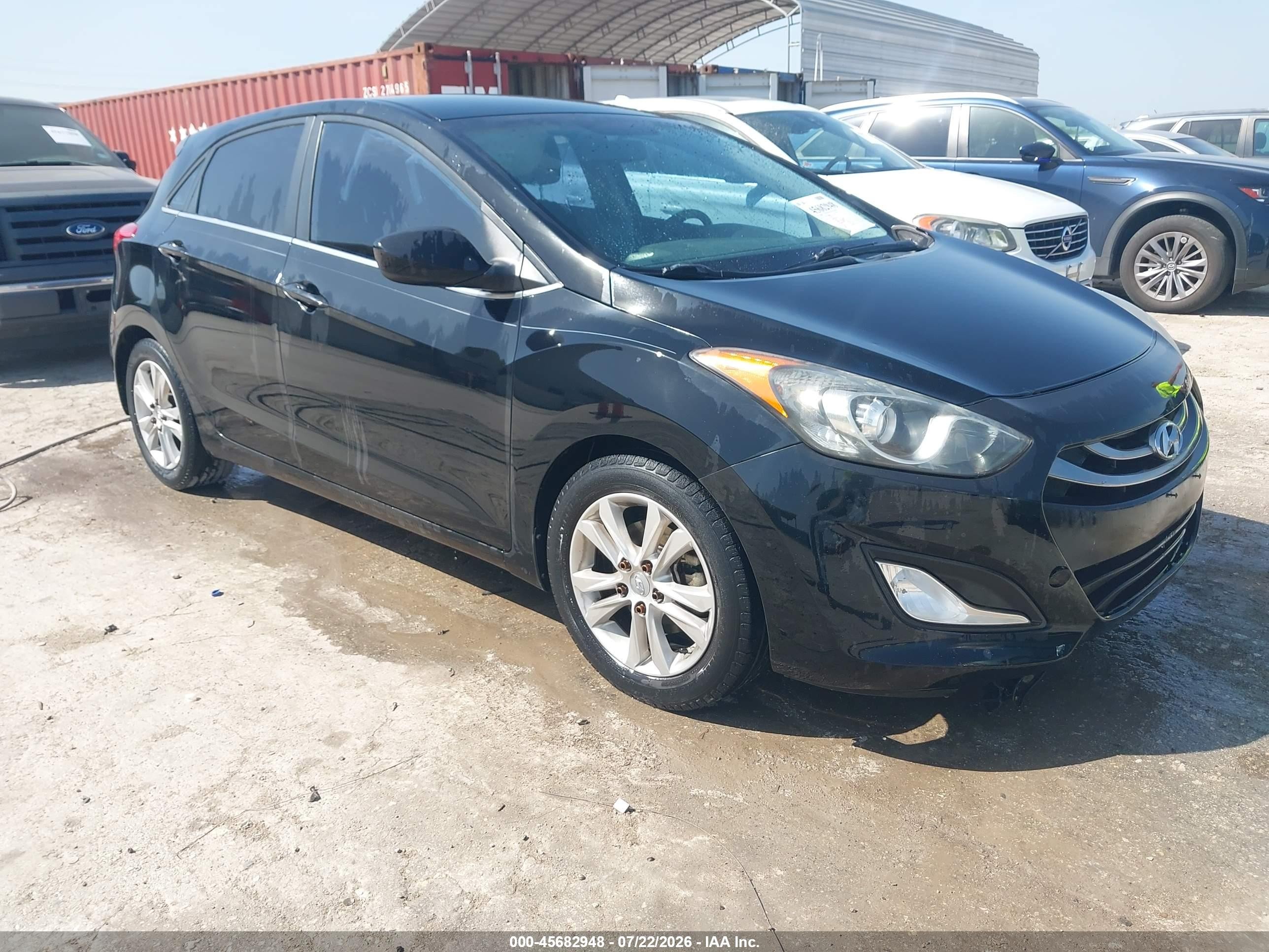 2014 Hyundai Elantra Gt   Black vin: KMHD35LH7EU199423