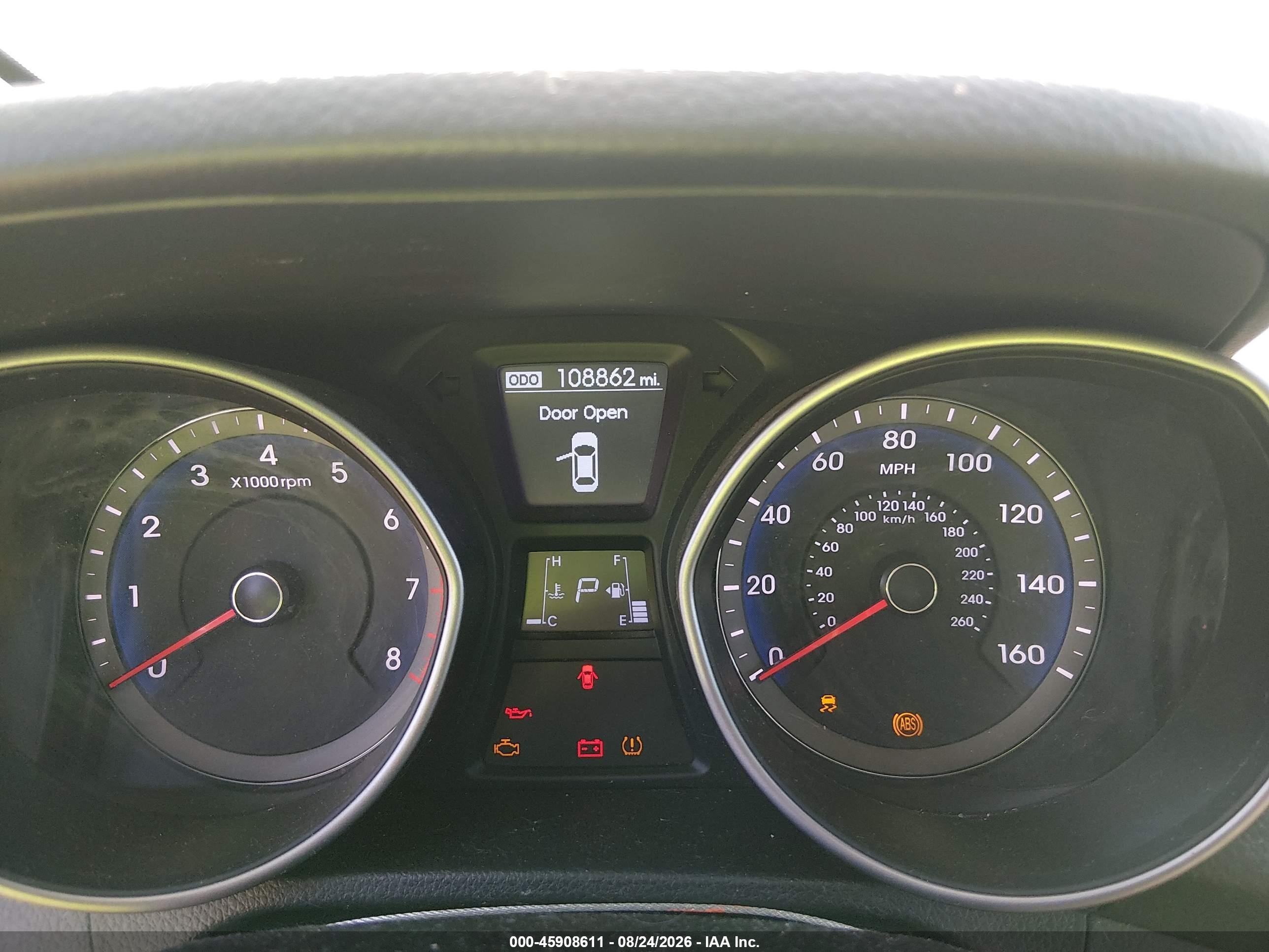 2014 Hyundai Elantra Gt   Blue vin: KMHD35LH7EU229178