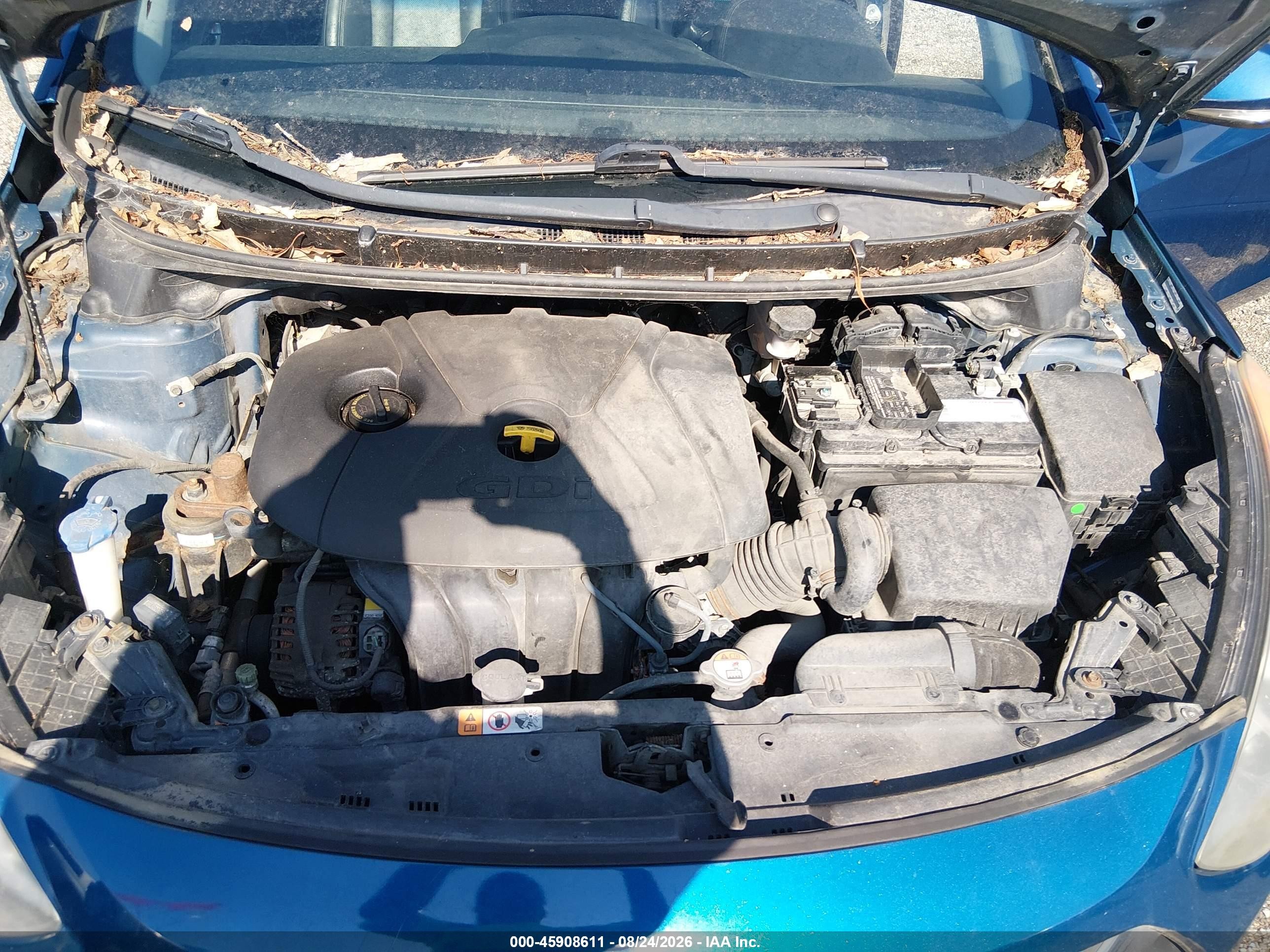 2014 Hyundai Elantra Gt   Blue vin: KMHD35LH7EU229178