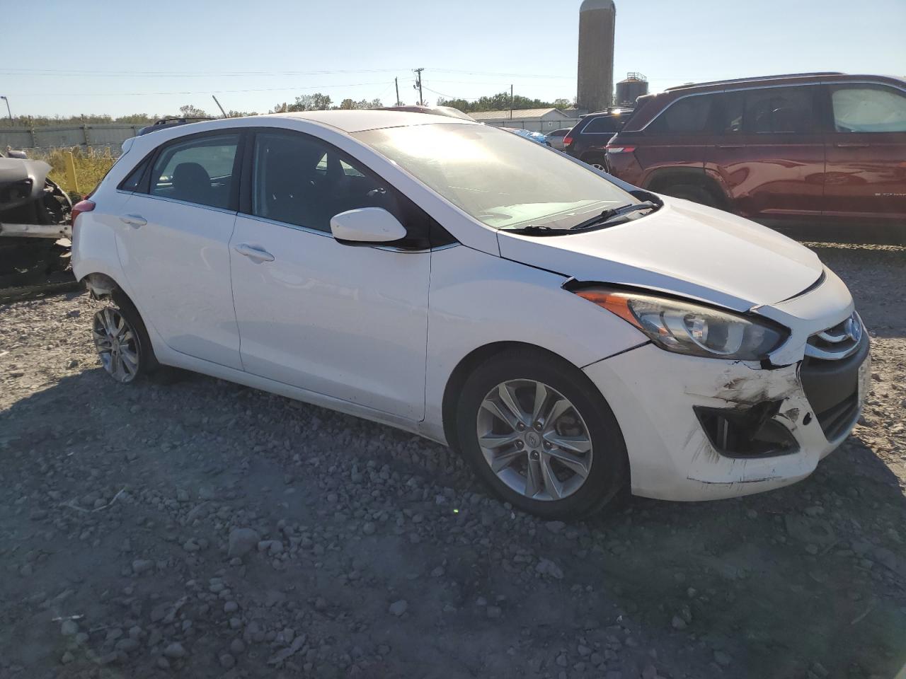 2014 Hyundai Elantra Gt Белый vin: KMHD35LH7EU229553