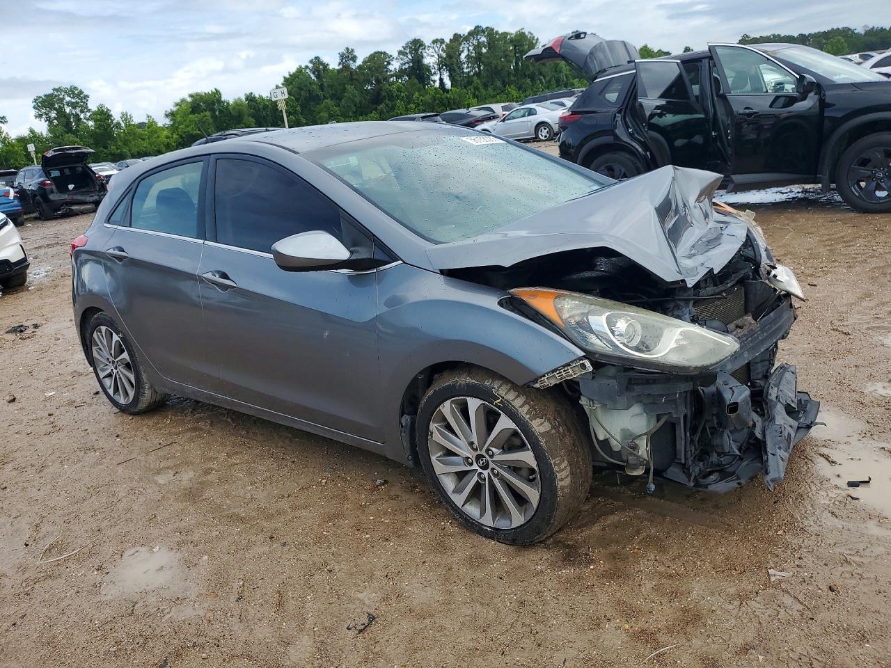 2016 Hyundai Elantra Gt Base Charcoal vin: KMHD35LH7GU292896