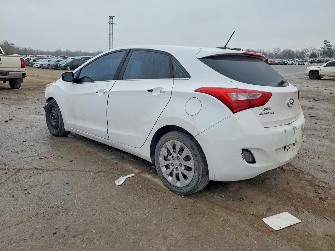2017 Hyundai Elantra Белый vin: KMHD35LH7HU381627