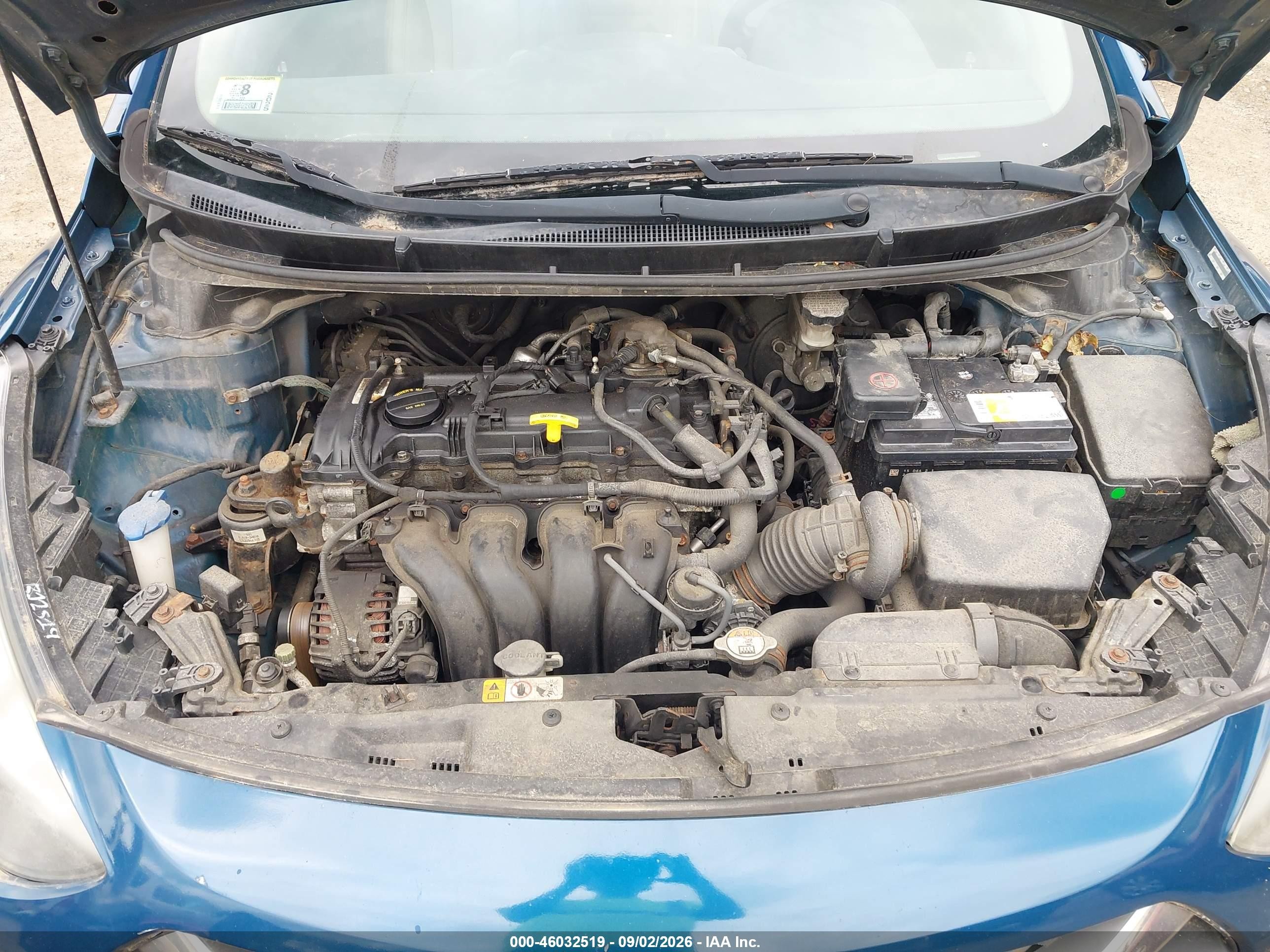2014 Hyundai Elantra Gt Blue vin: KMHD35LH8EU171582