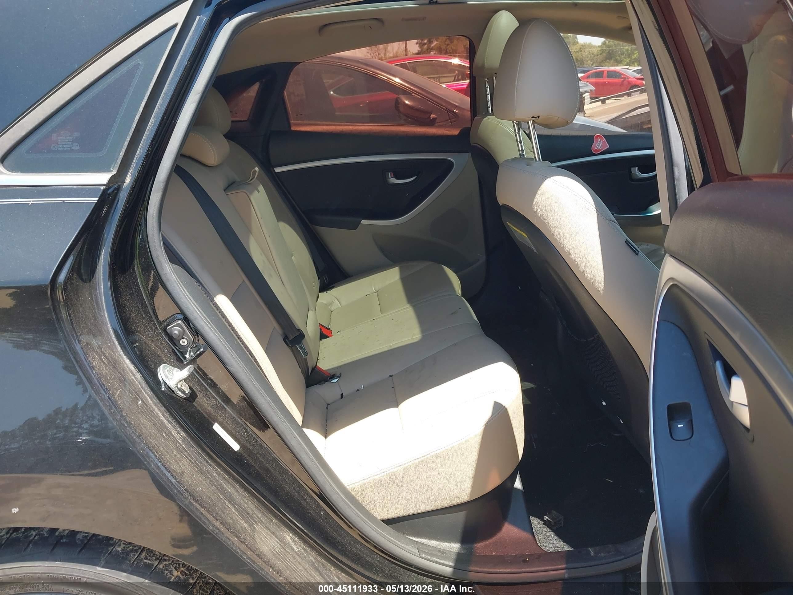 2014 Hyundai Elantra Gt   Черный vin: KMHD35LH8EU192917