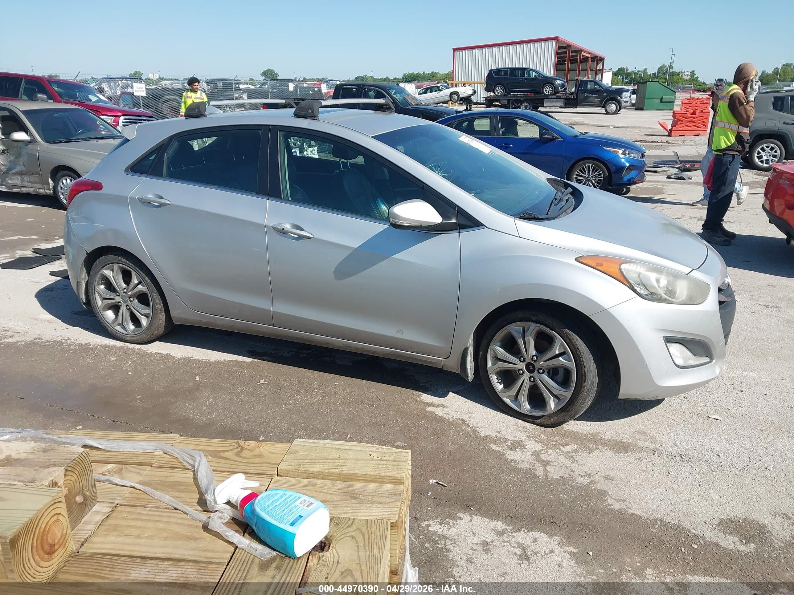 2014 Hyundai Elantra Gt   Silver vin: KMHD35LH8EU199947