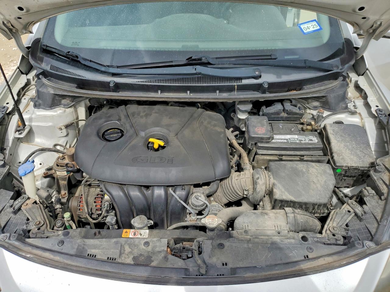 2014 Hyundai Elantra Gt Base Белый vin: KMHD35LH8EU207397