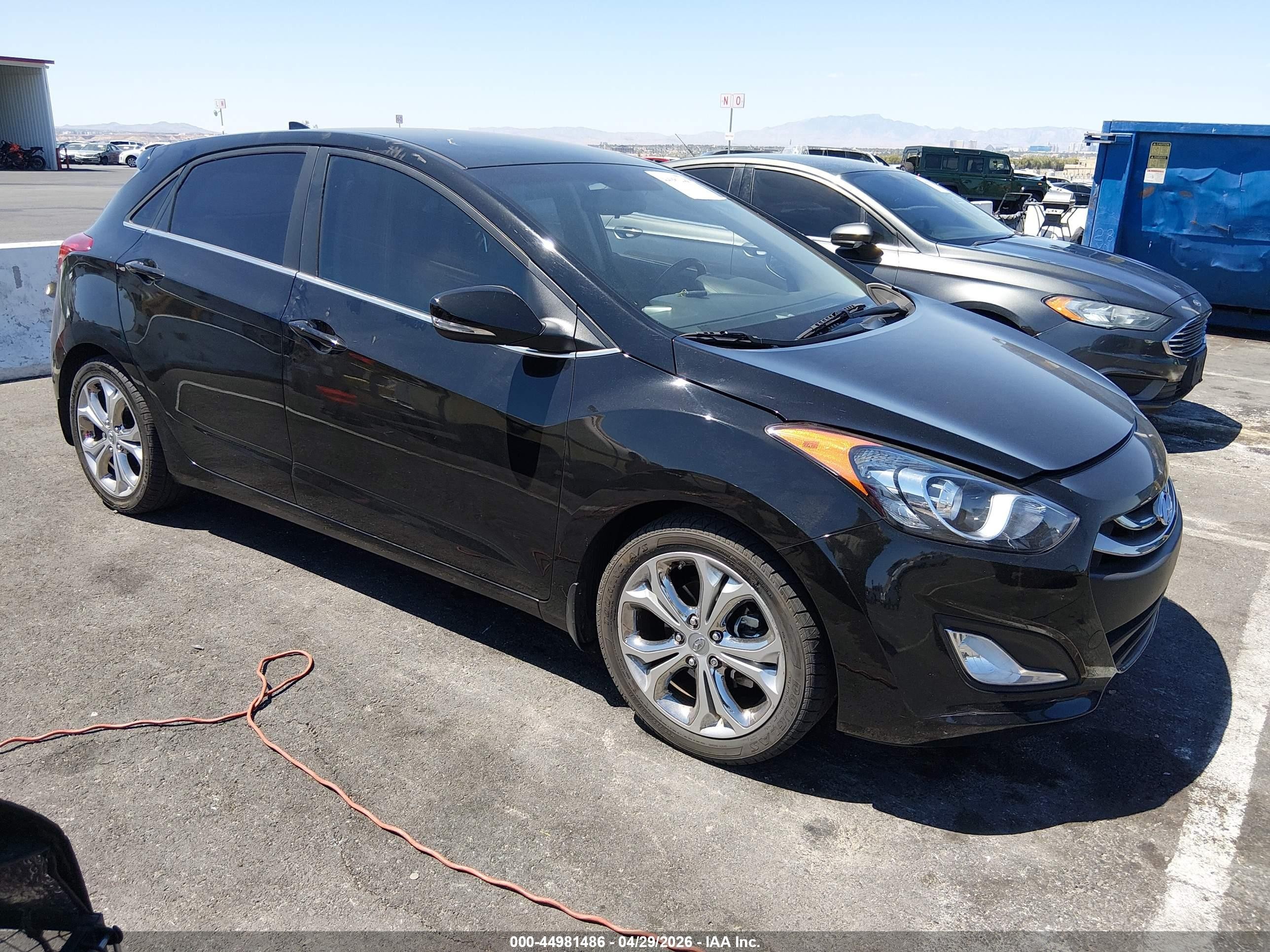 2014 Hyundai Elantra Gt Черный vin: KMHD35LH8EU217024